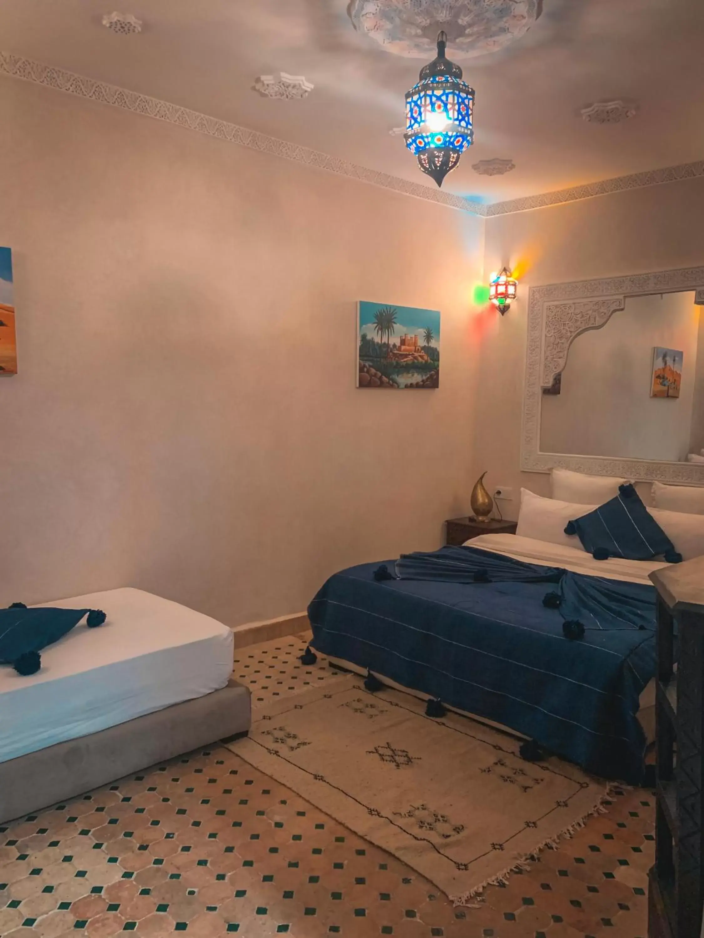 Bedroom, Bed in Riad Ghali Hotel & SPA