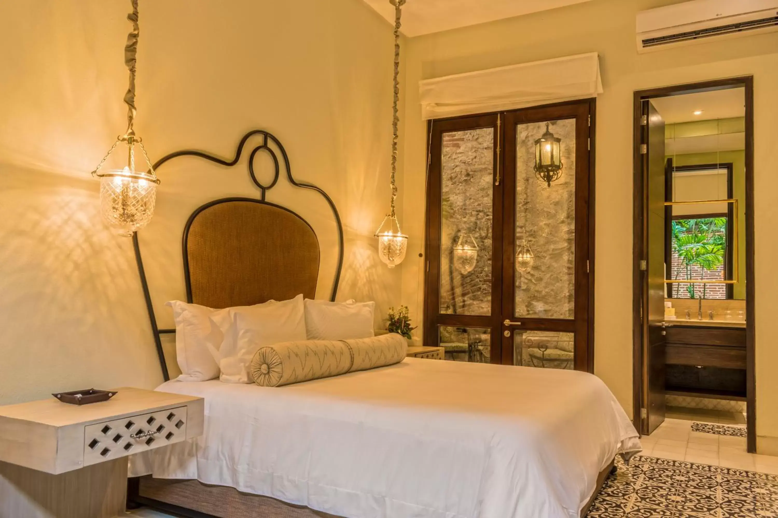 Bed in Hotel Capellán de Getsemaní