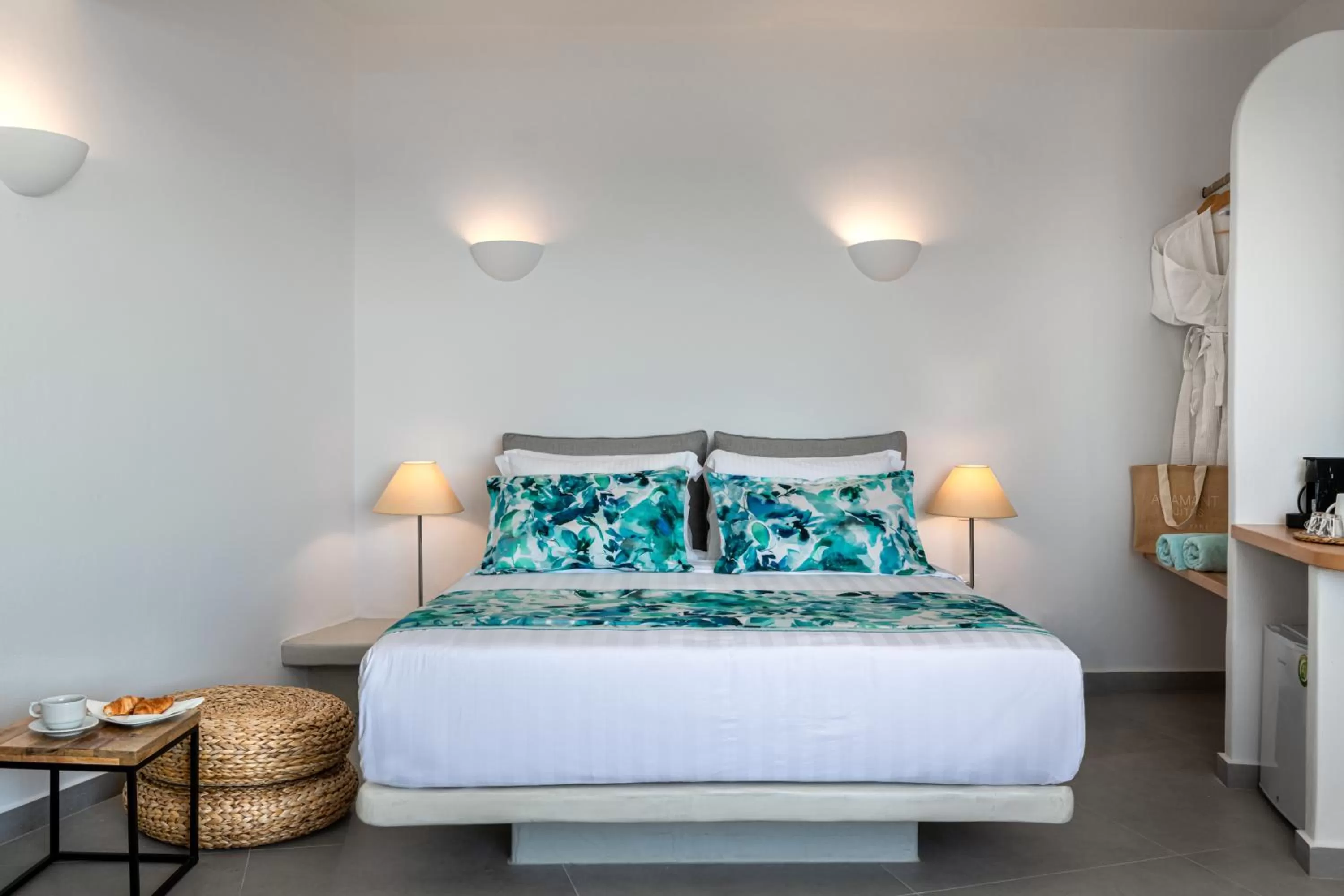 Bed in Adamant Suites