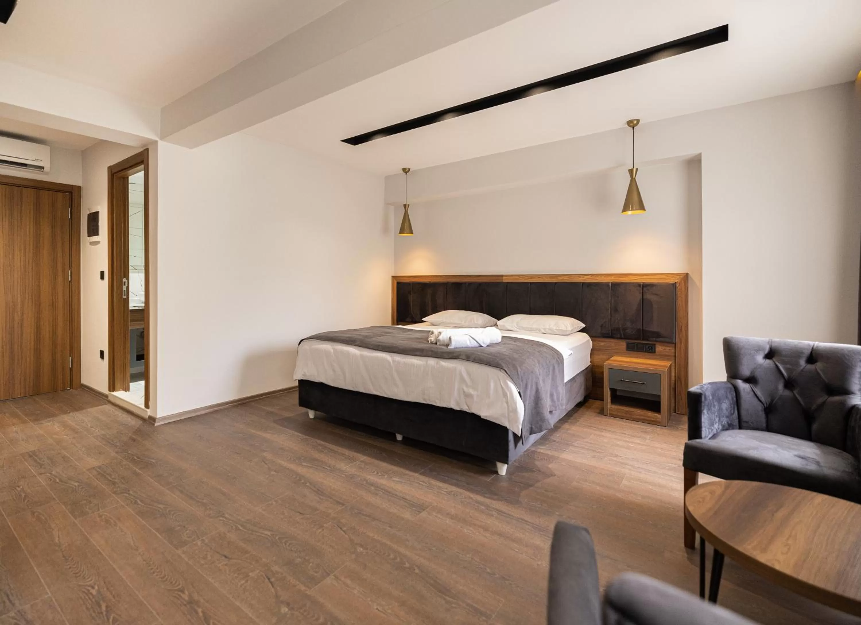 Bed in Türkler Suite Hotel