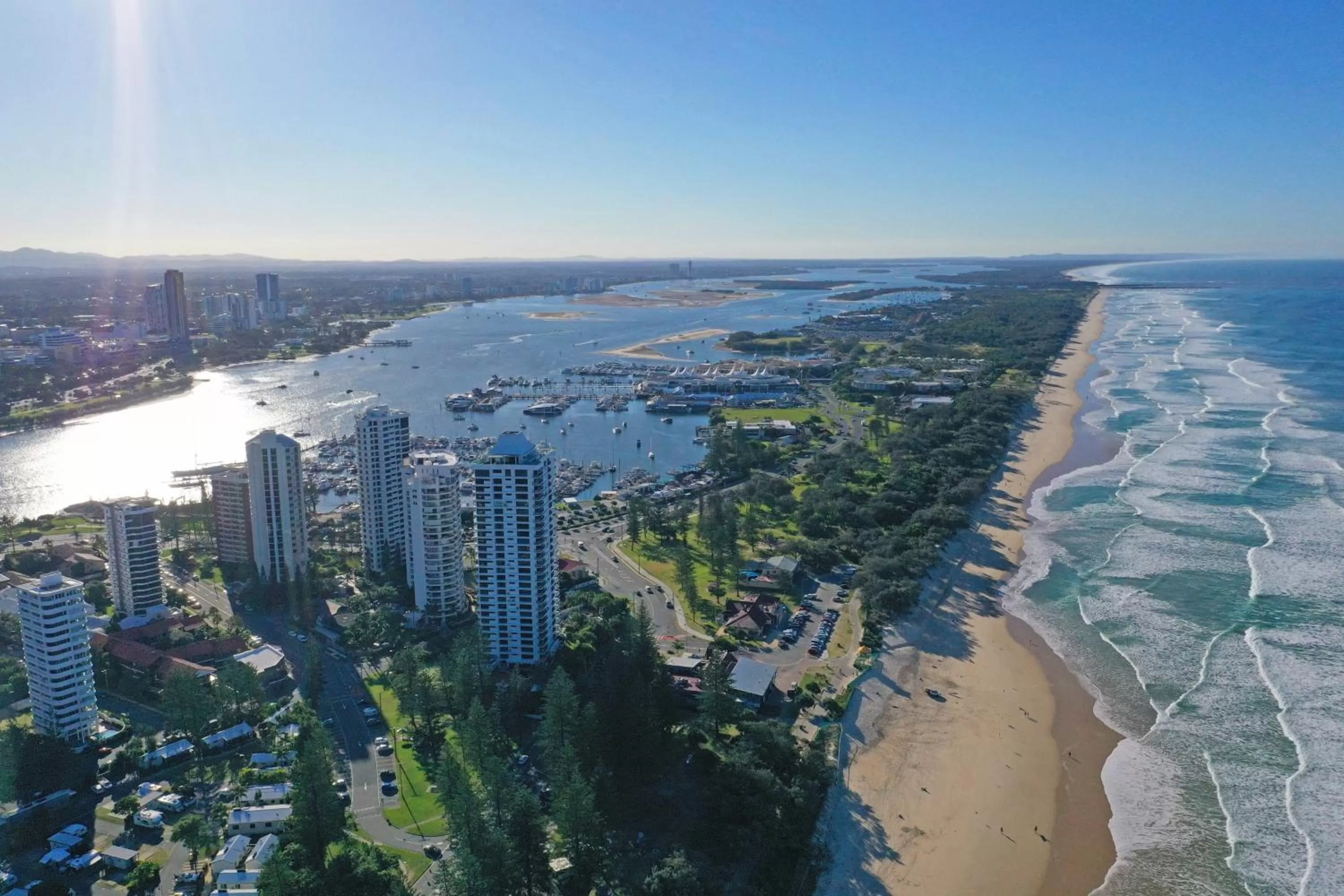Beach in De Ville Apartments