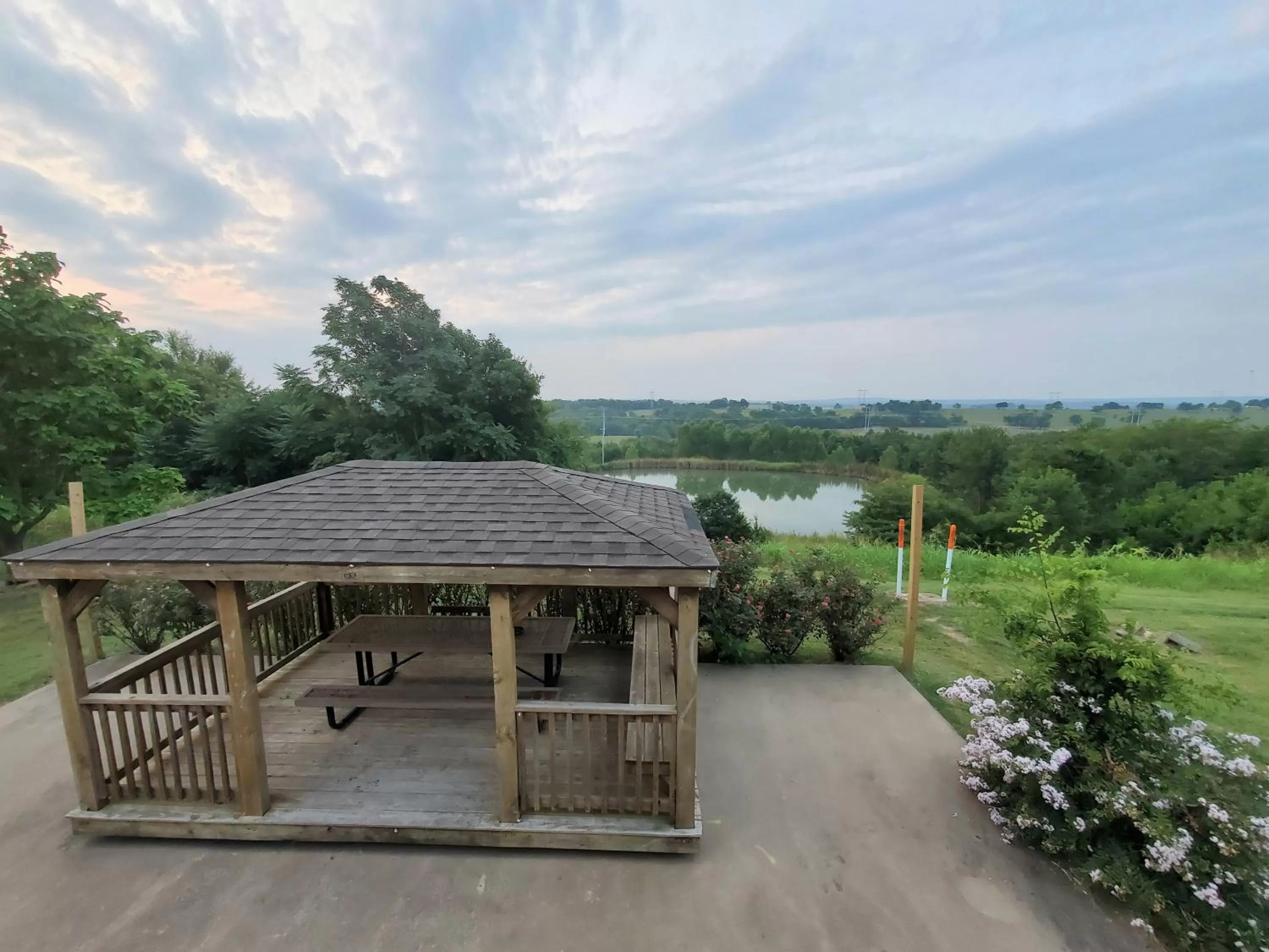 Patio in Candlelight Inn & Suites Hwy 69 near McAlester