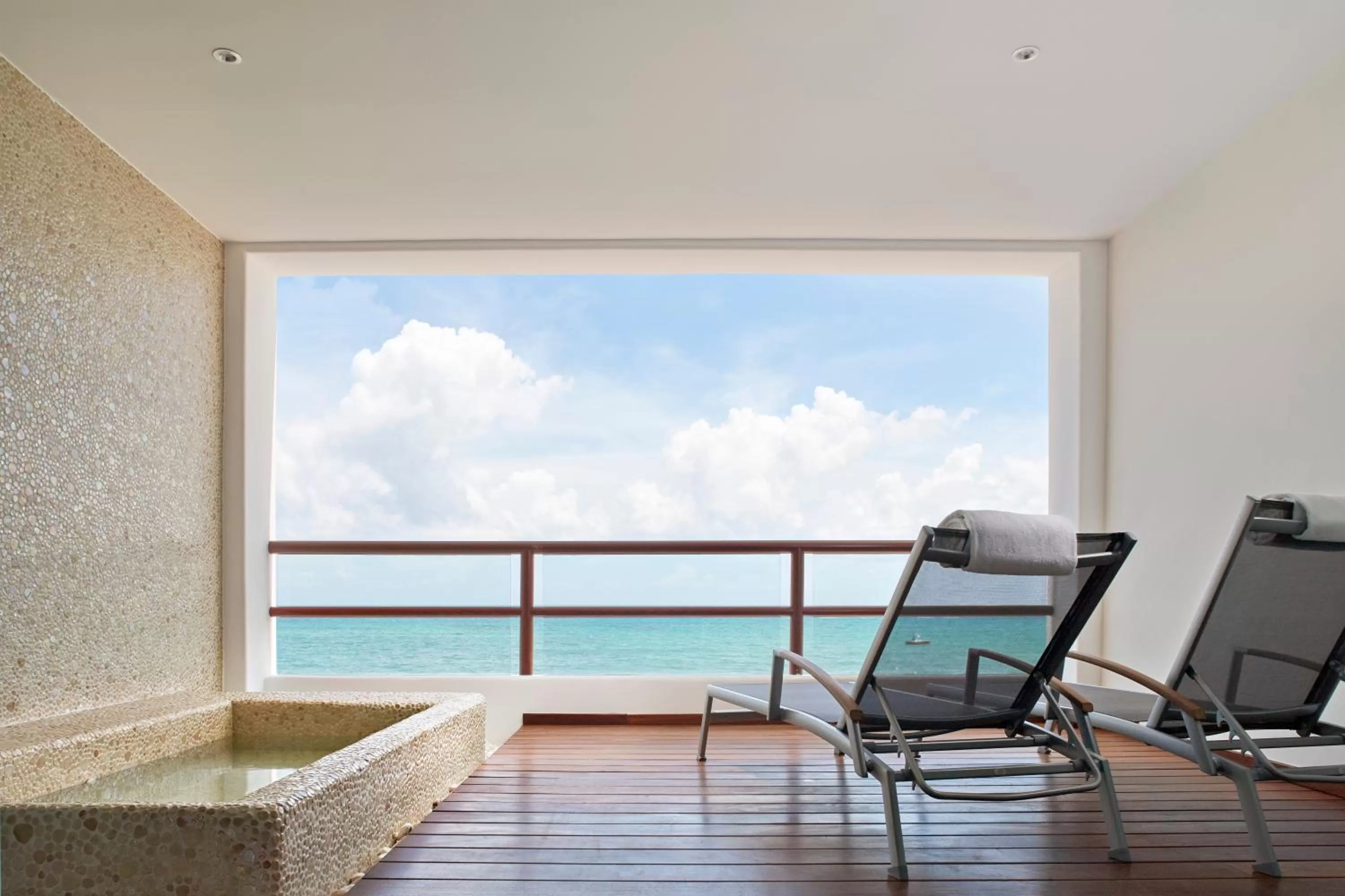 Balcony/Terrace in Senses Riviera Maya - Ocean Front Boutique Hotel - Adults only