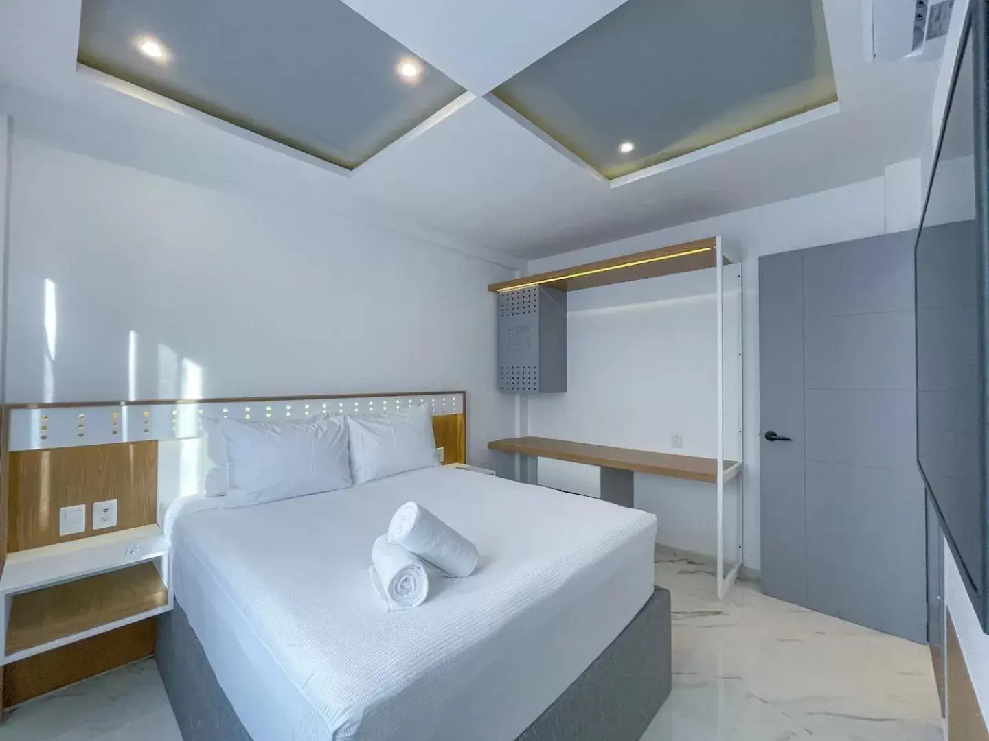 Bed in Apartamentos