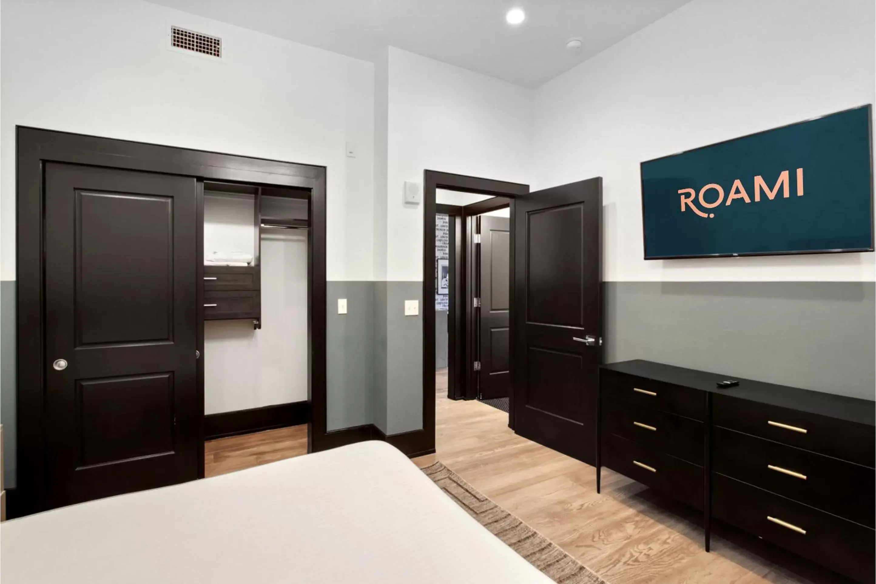 Bedroom, TV/Entertainment Center in Roami at The Brandywine