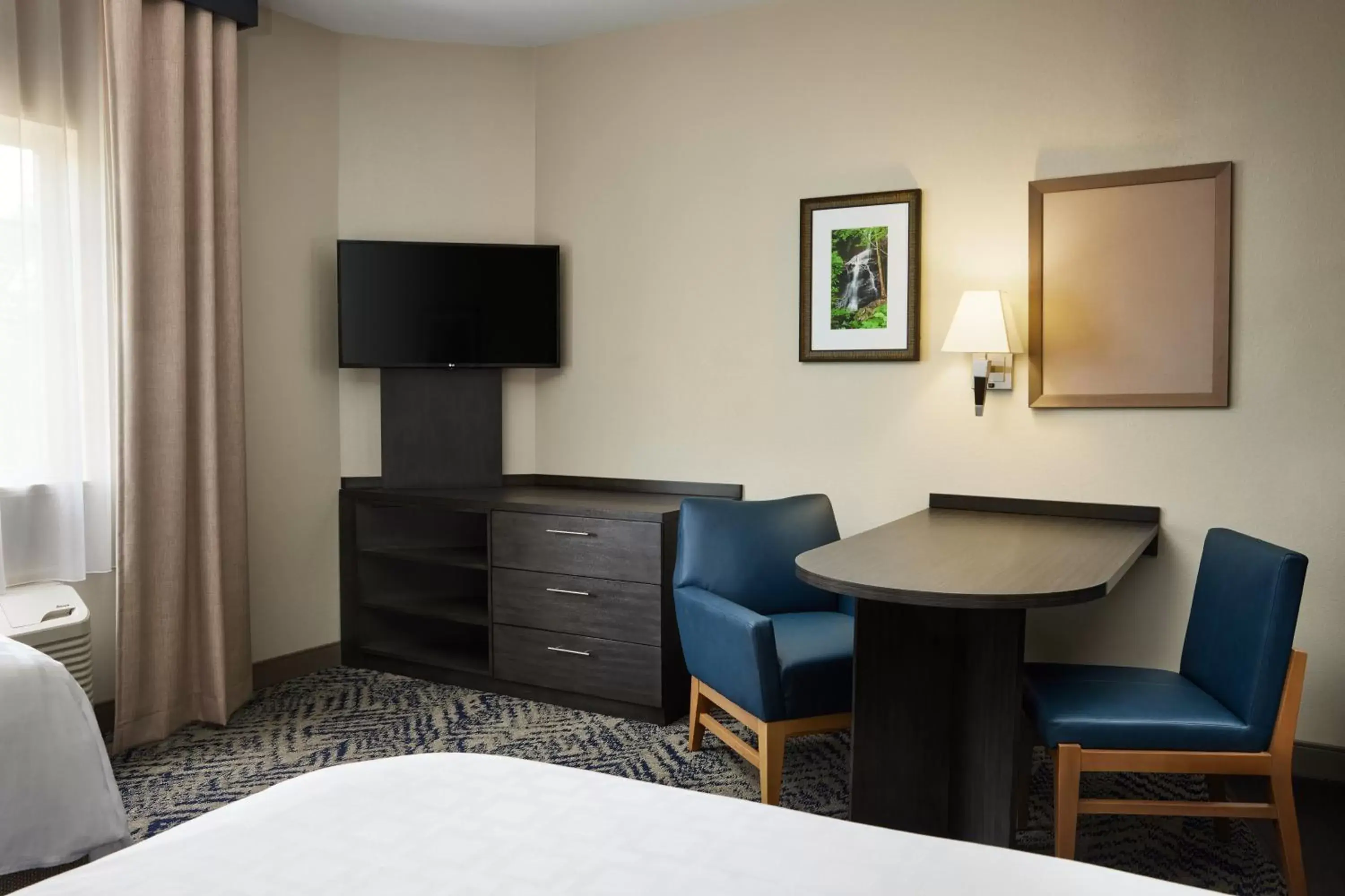 Photo of the whole room, TV/Entertainment Center in Candlewood Suites I-26 @ Northwoods Mall, an IHG Hotel