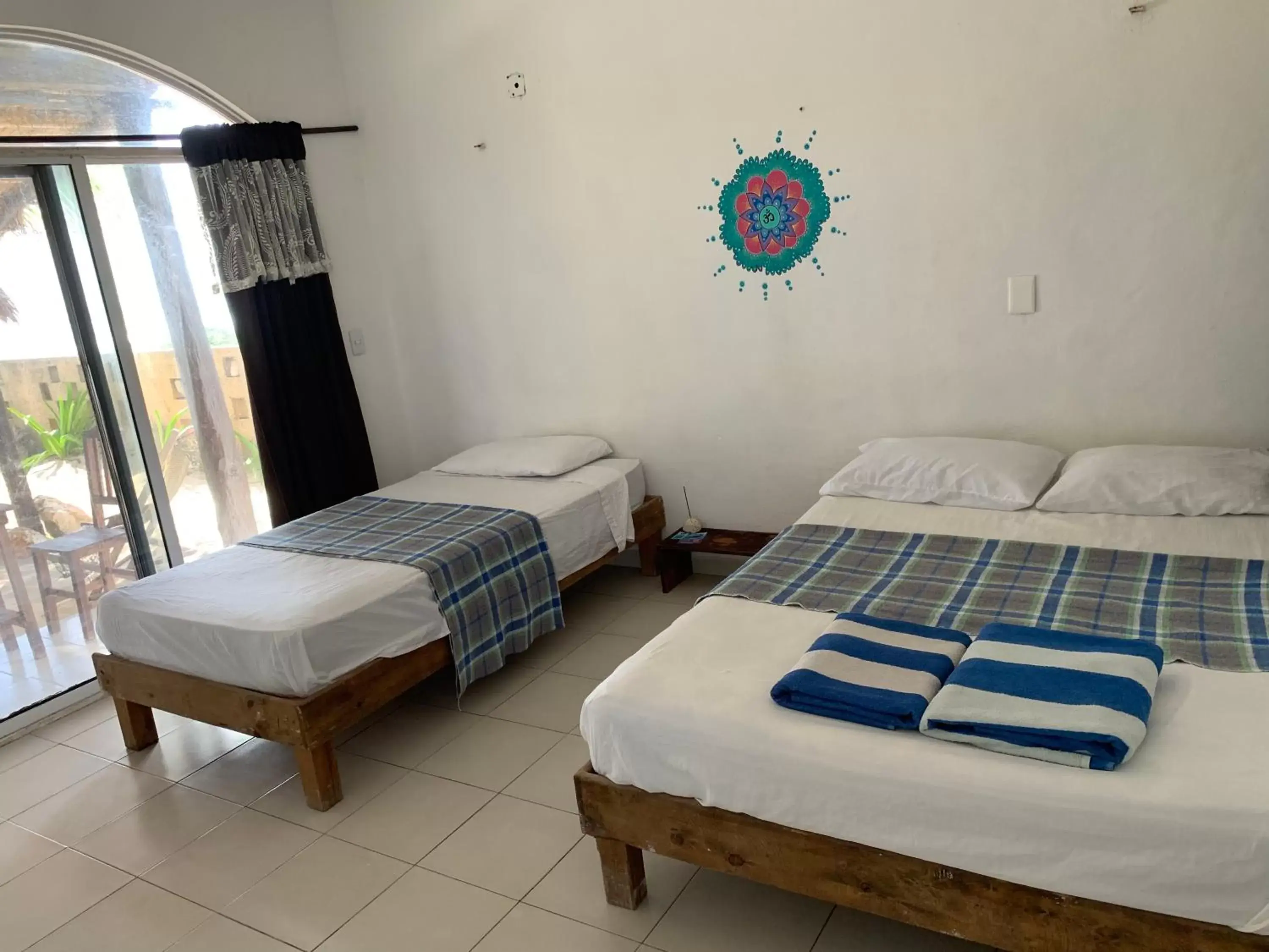 Bed in Casa Kayab