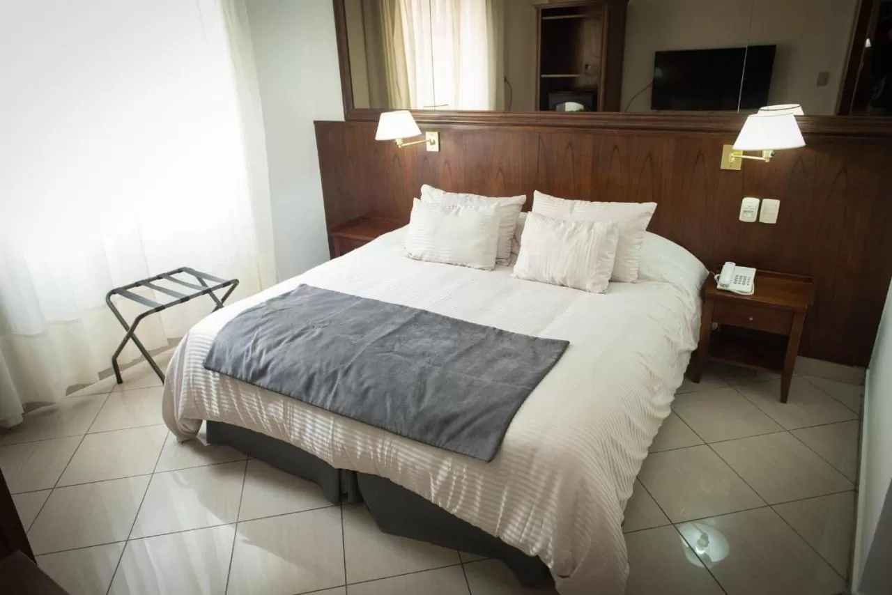 Photo of the whole room, Bed in O2 Hotel Buenos Aires