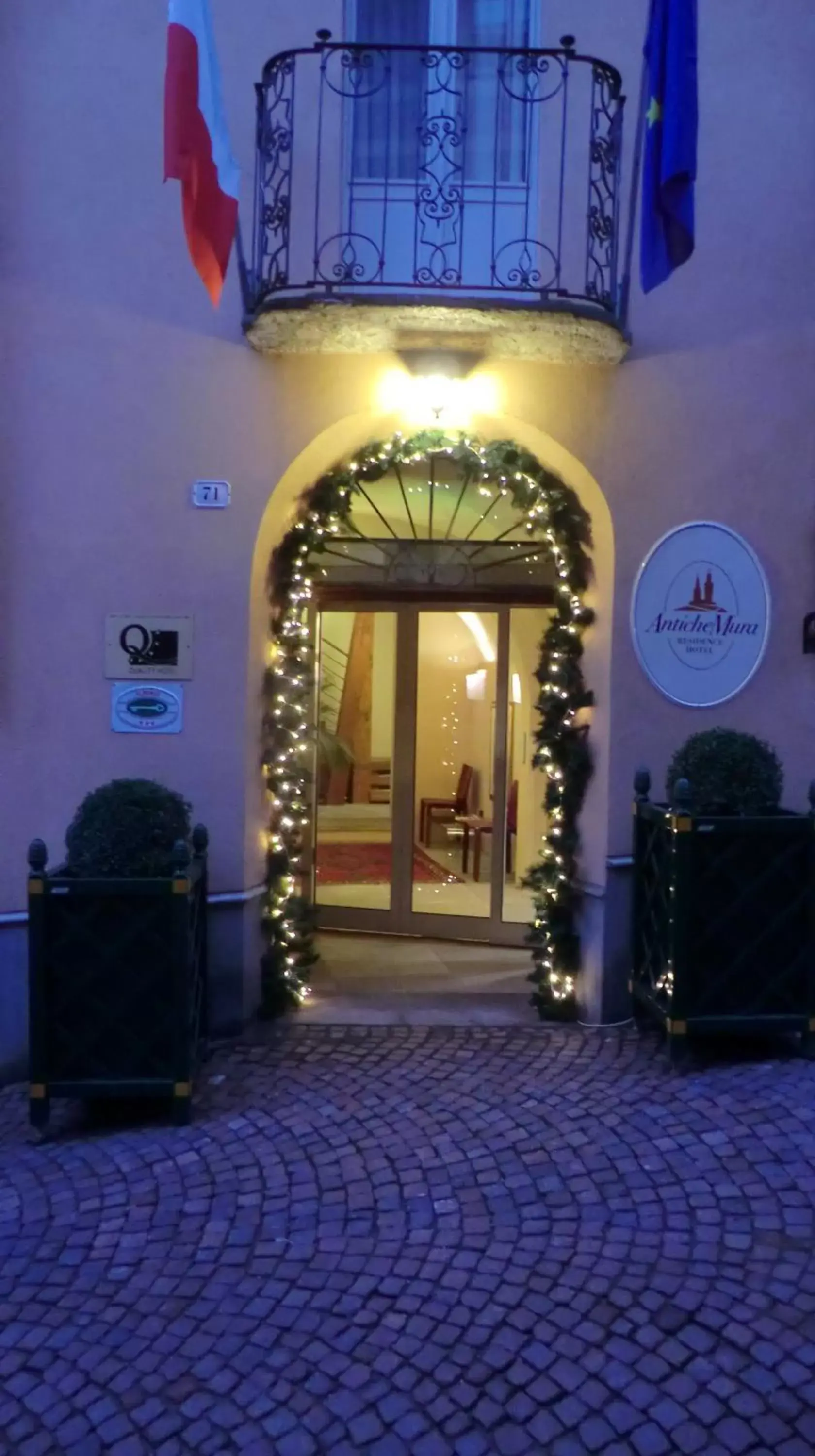 Facade/entrance in Hotel Boutique Antiche Mura