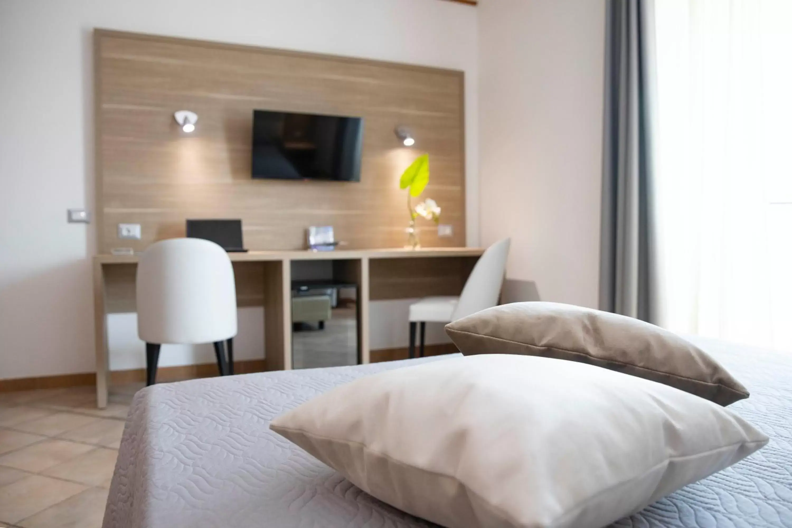 TV and multimedia, Bed in Pegasus Hotel