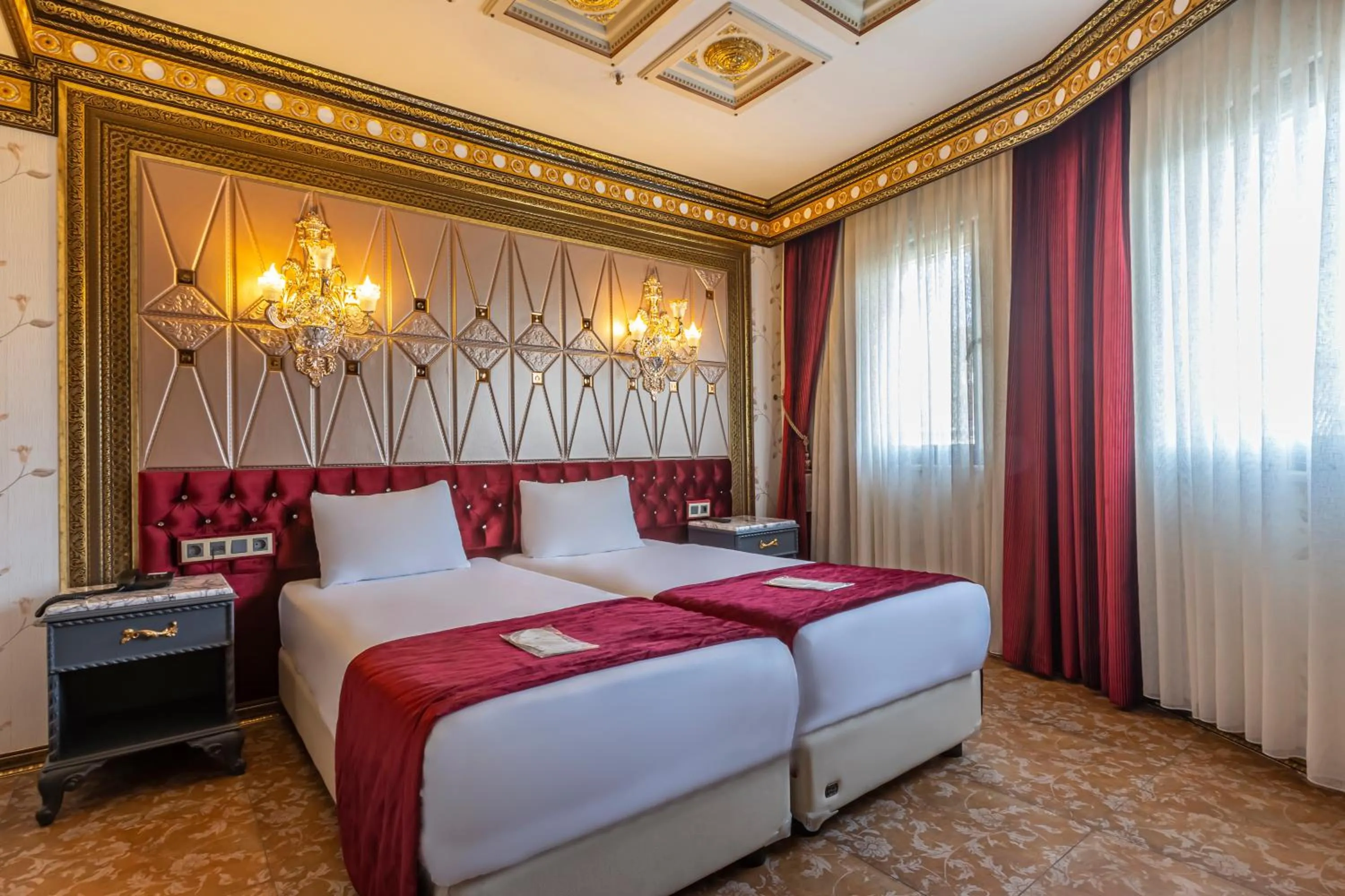 Bed in Laleli Blue Marmaray Hotel