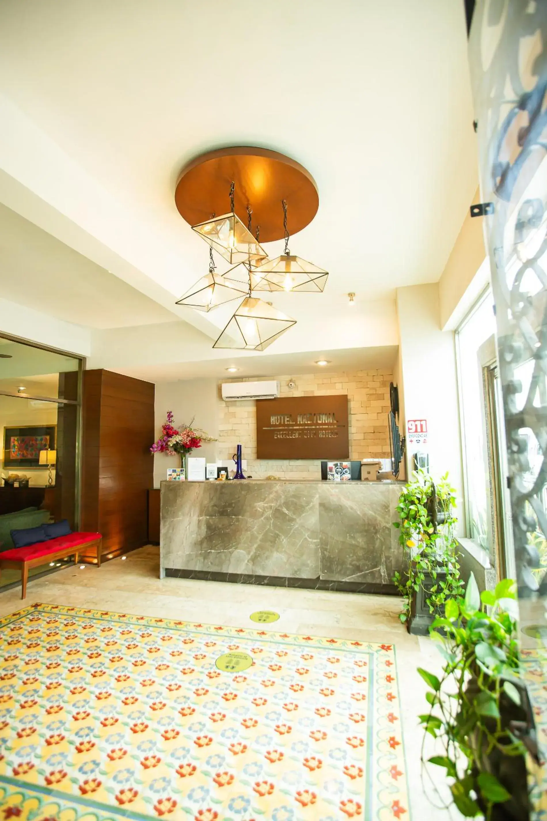 Lobby or reception, Lobby/Reception in Hotel Nacional Merida