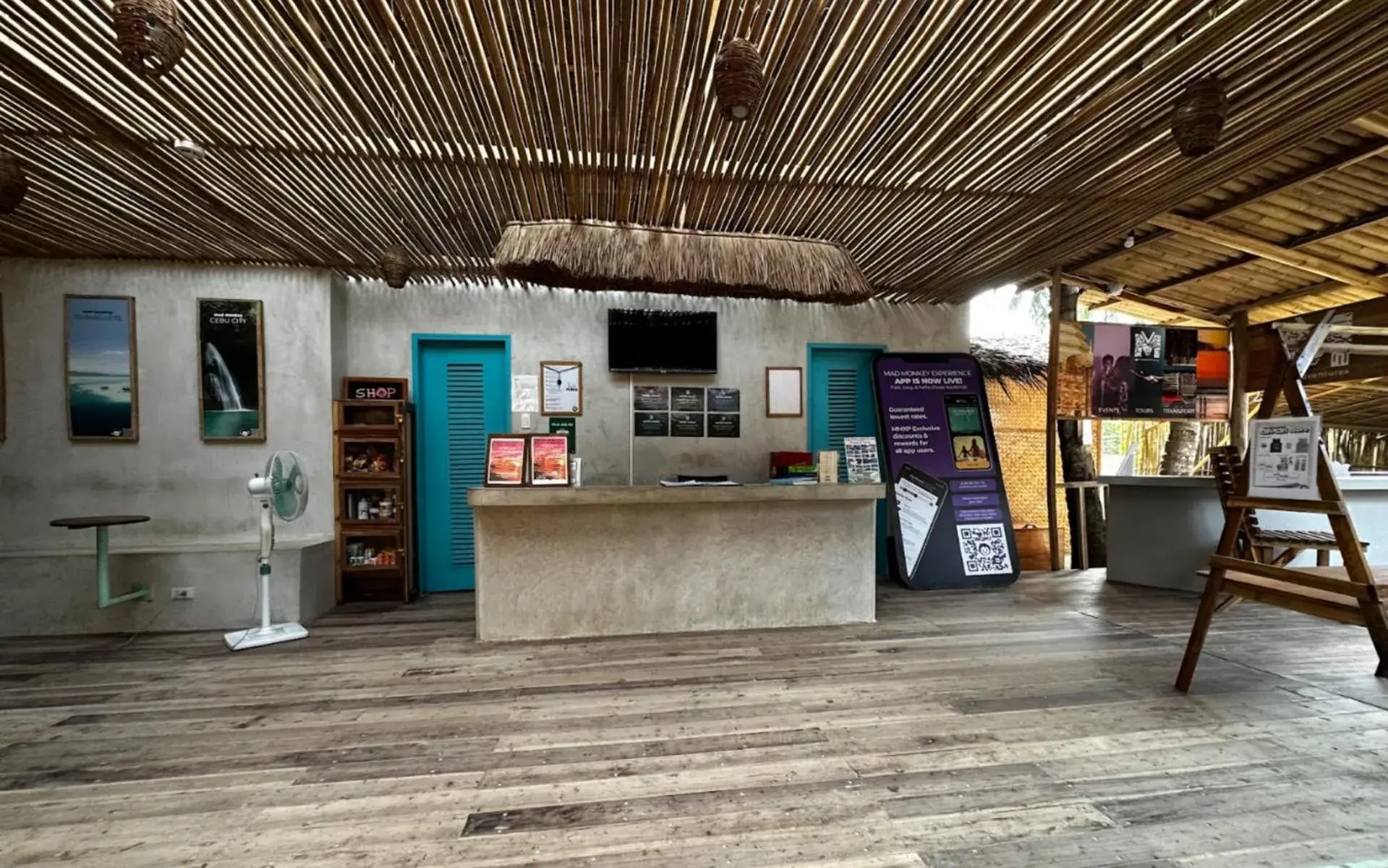 Lobby or reception, Lobby/Reception in Mad Monkey Hostel Nacpan Beach