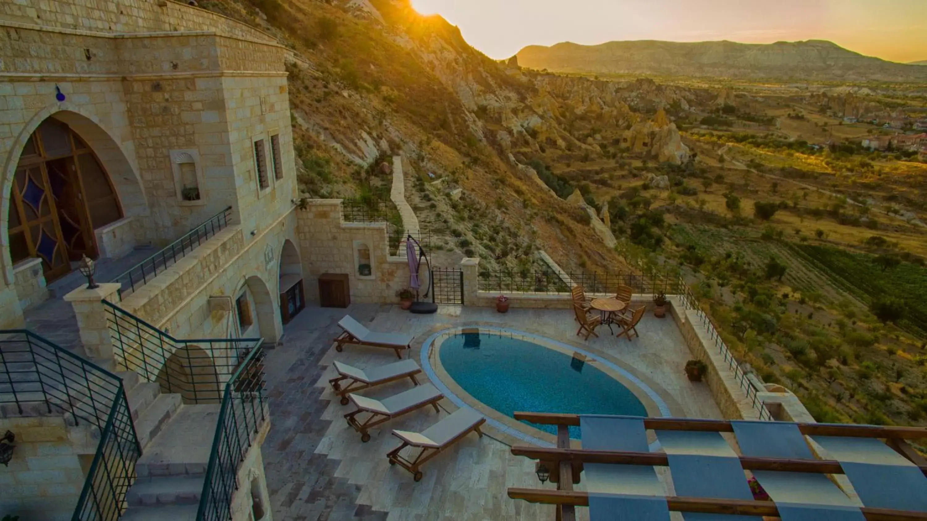 Pool View in Kayakapi Premium Caves Cappadocia
