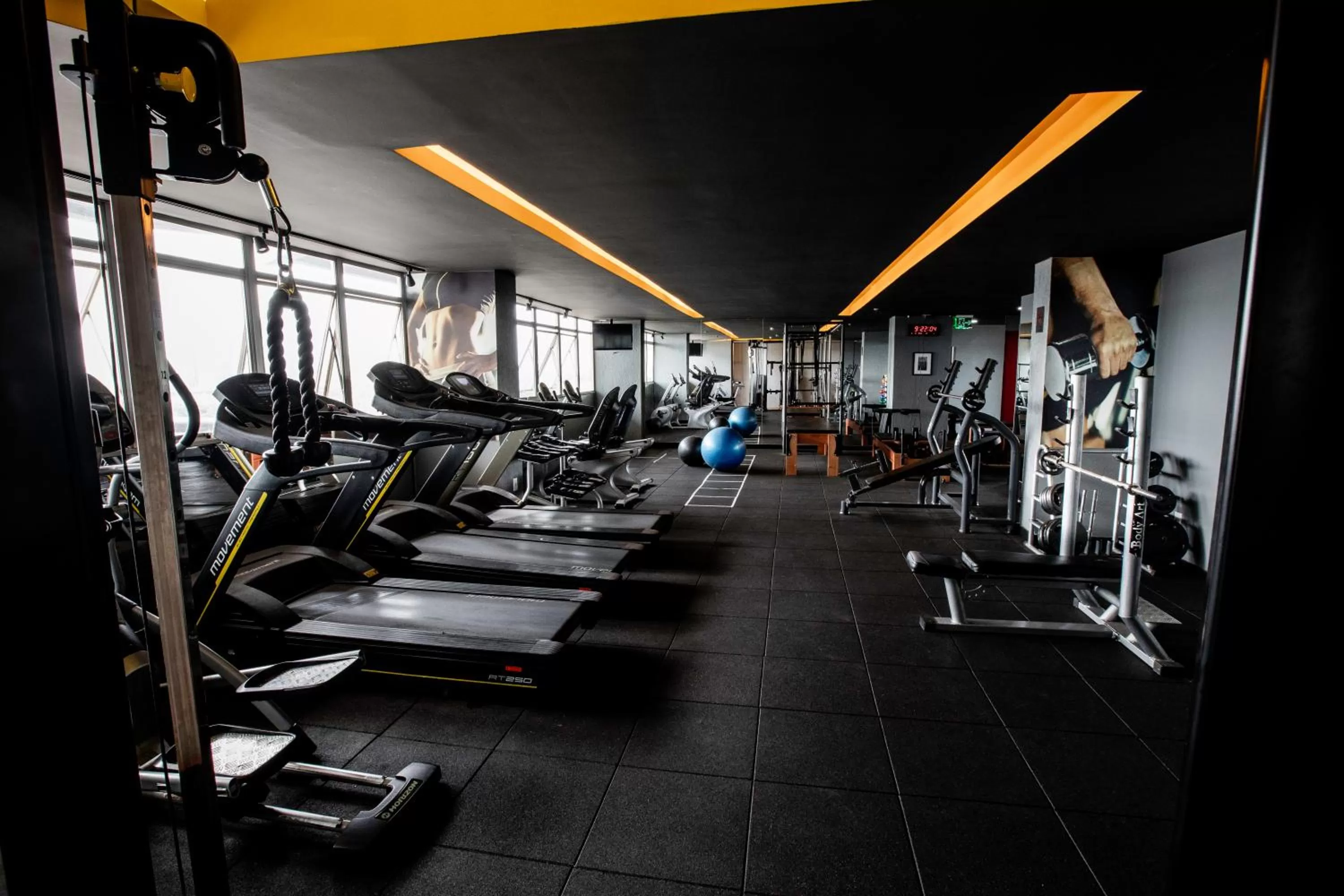 Fitness centre/facilities in Manhattan Plaza