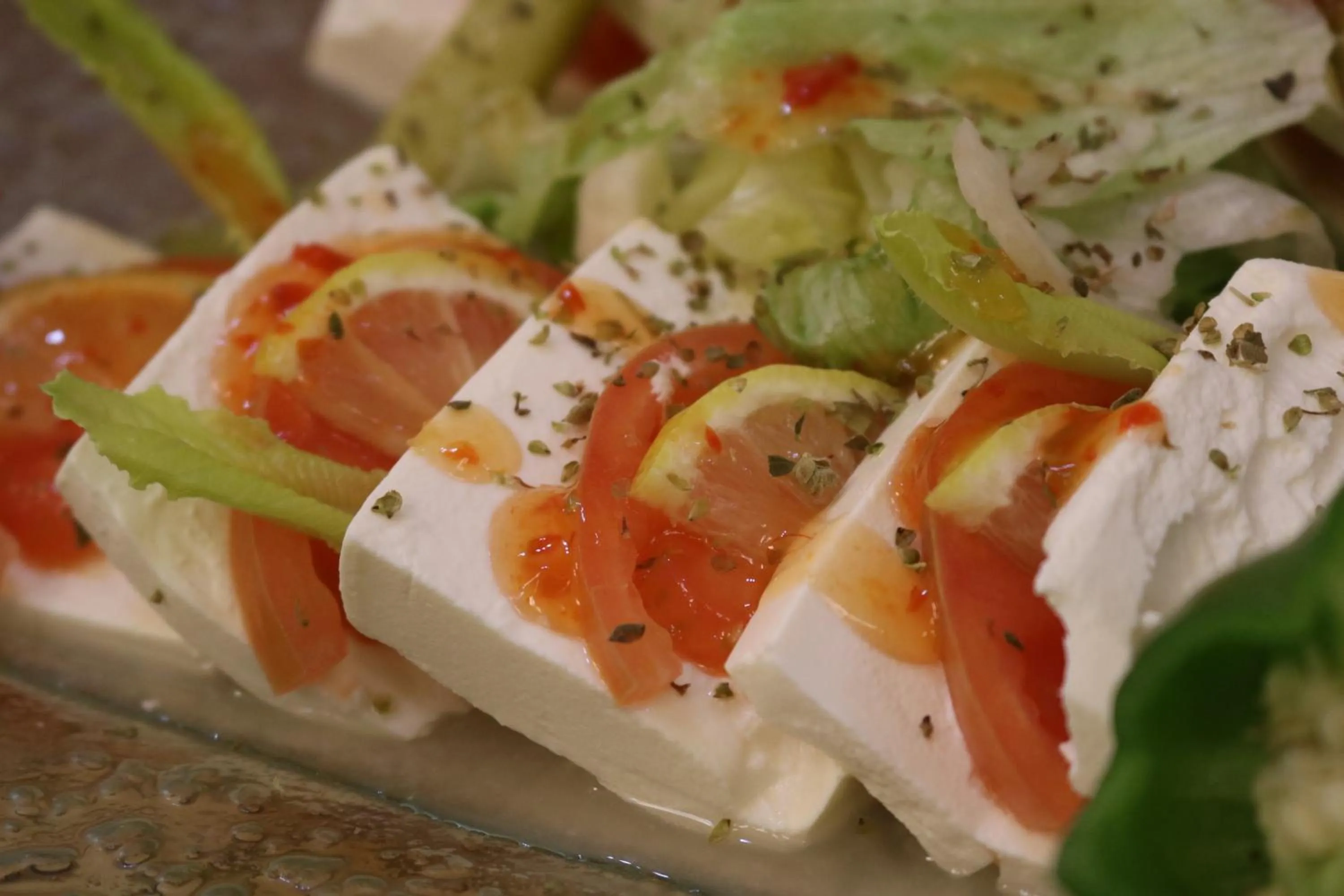 Food and drinks in Olive Tree Amman