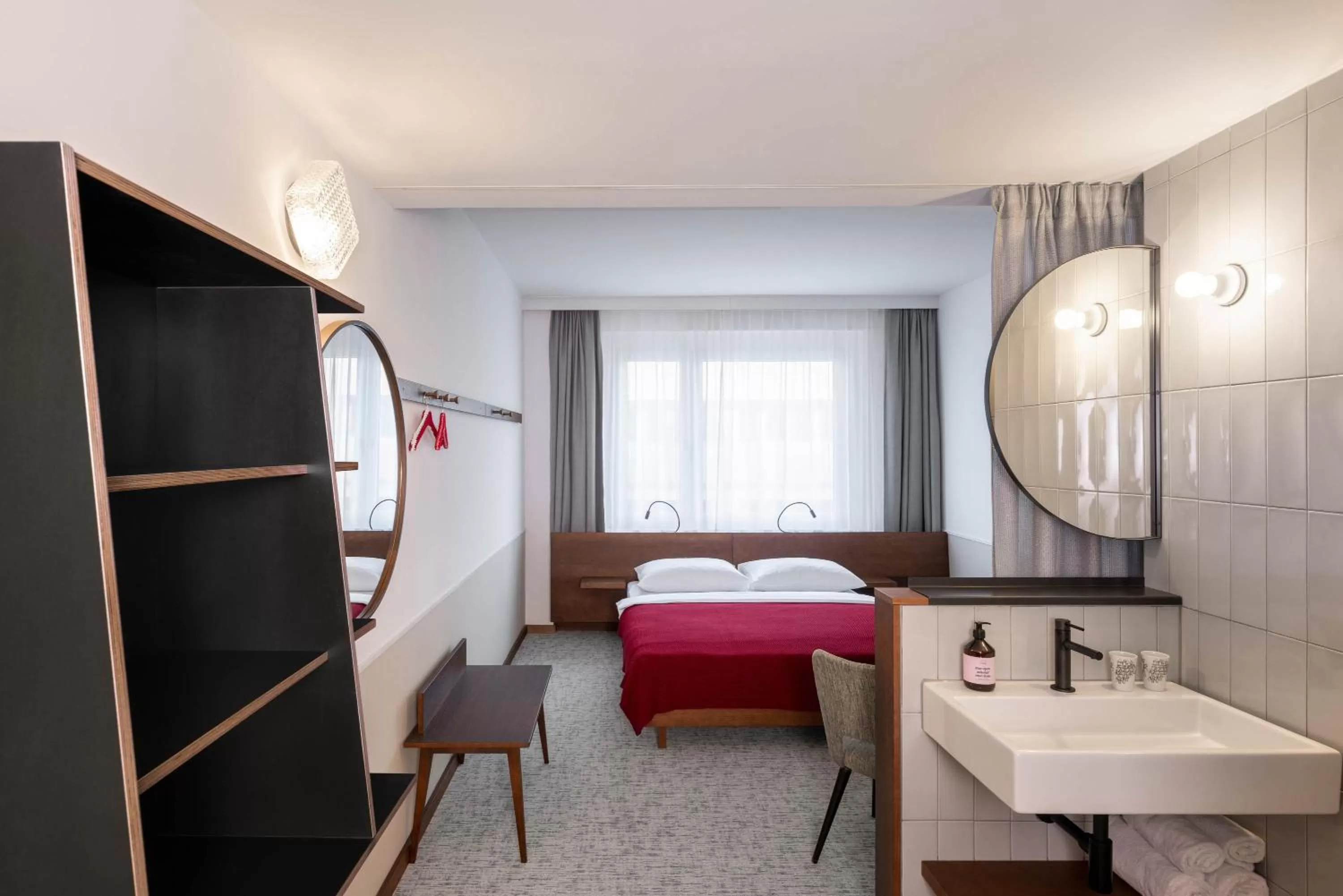 Bed in magdas HOTEL Vienna City - First Social Business HOTEL in Austria