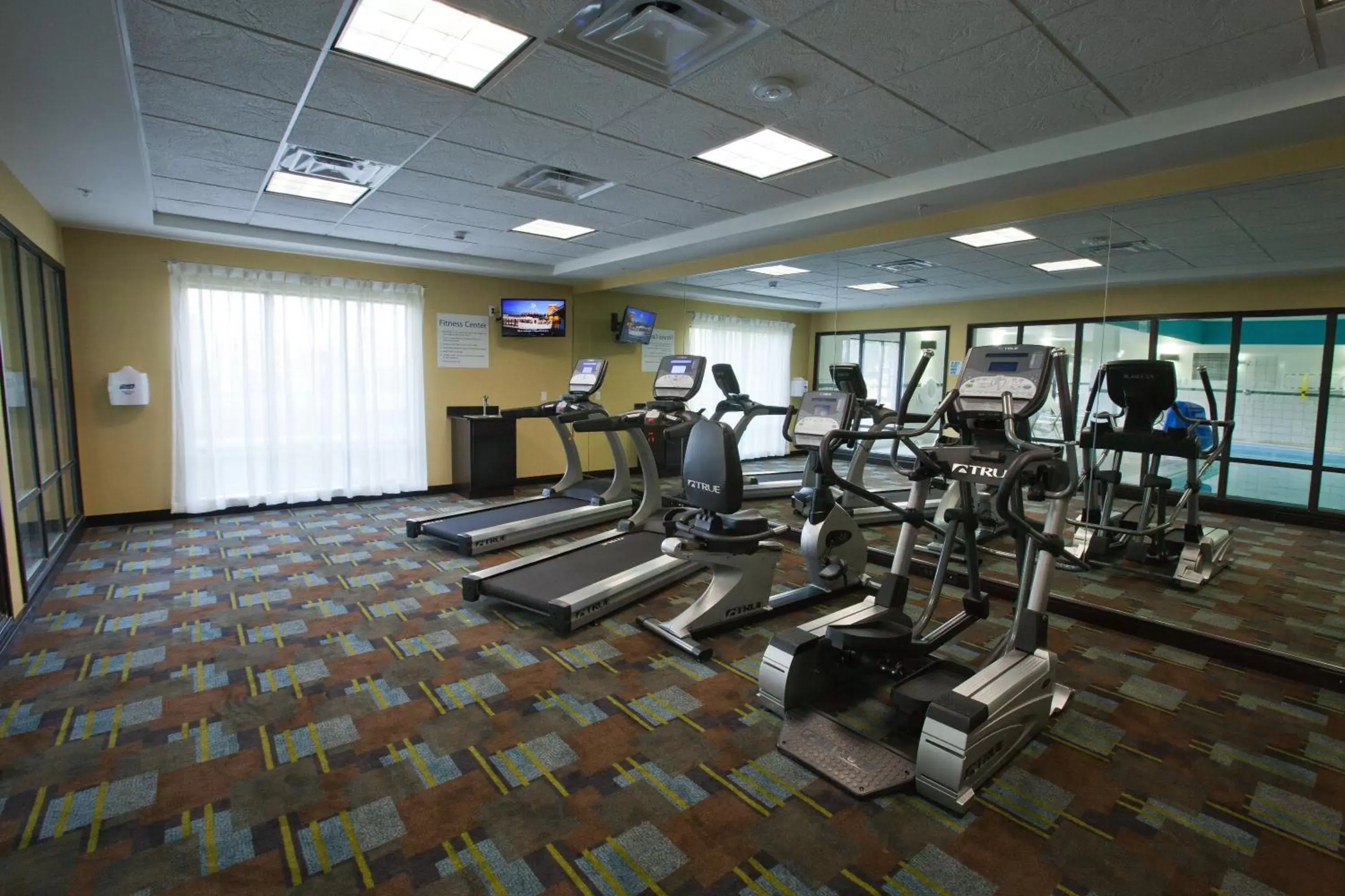 Fitness centre/facilities, Fitness Center/Facilities in Holiday Inn Express and Suites Detroit North-Troy, an IHG Hotel
