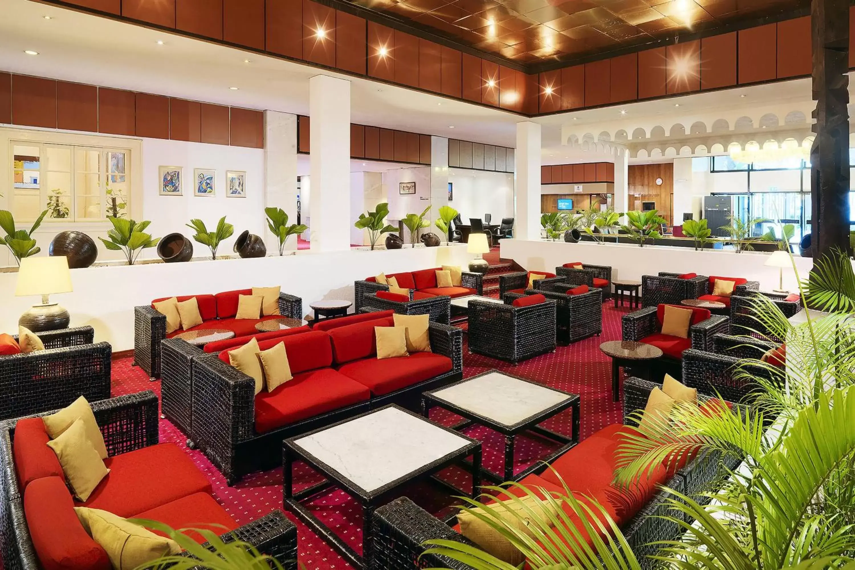 Lobby or reception, Restaurant/Places to Eat in Sheraton Lagos Hotel