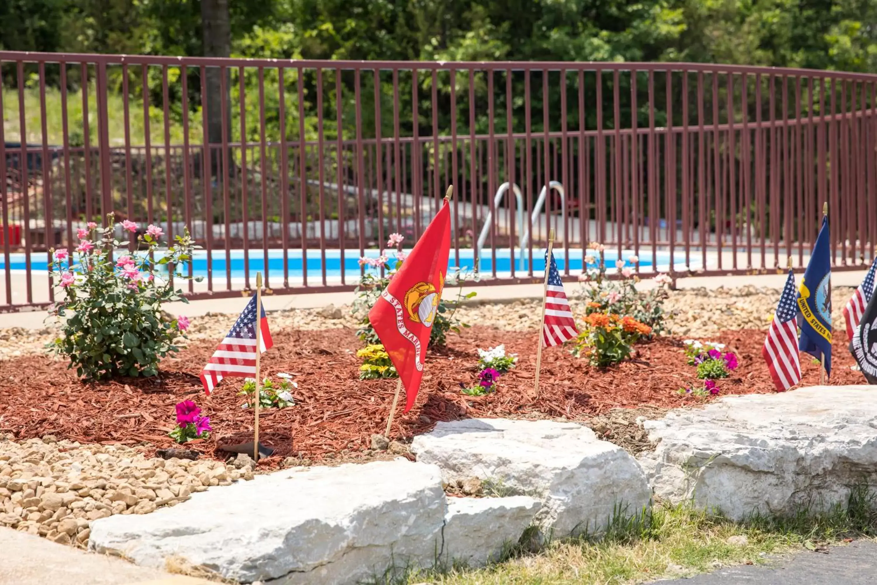 Spring, Children's Play Area in Rosebud Inn