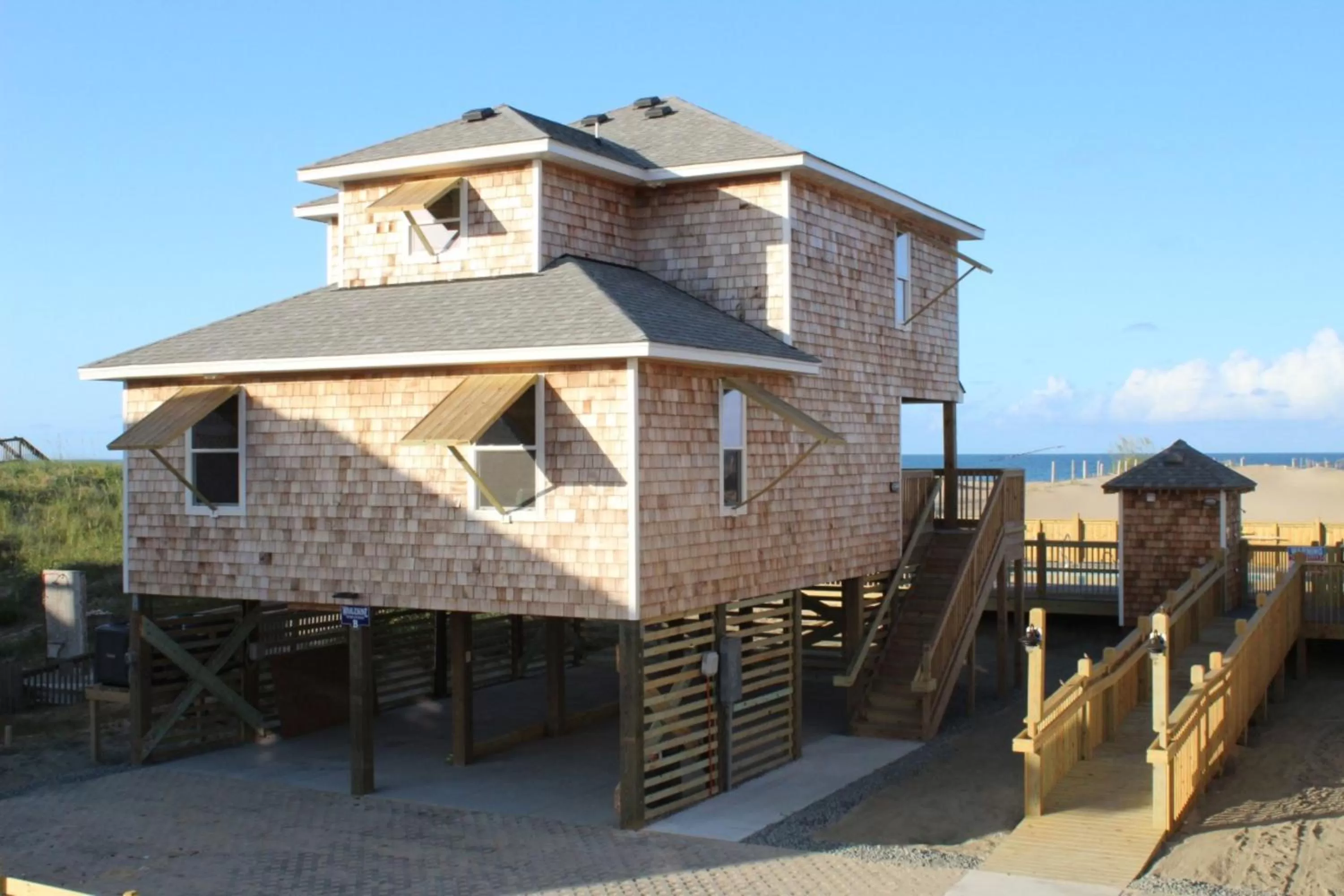 Property building in Whalebone Ocean Cottages by KEES Vacations