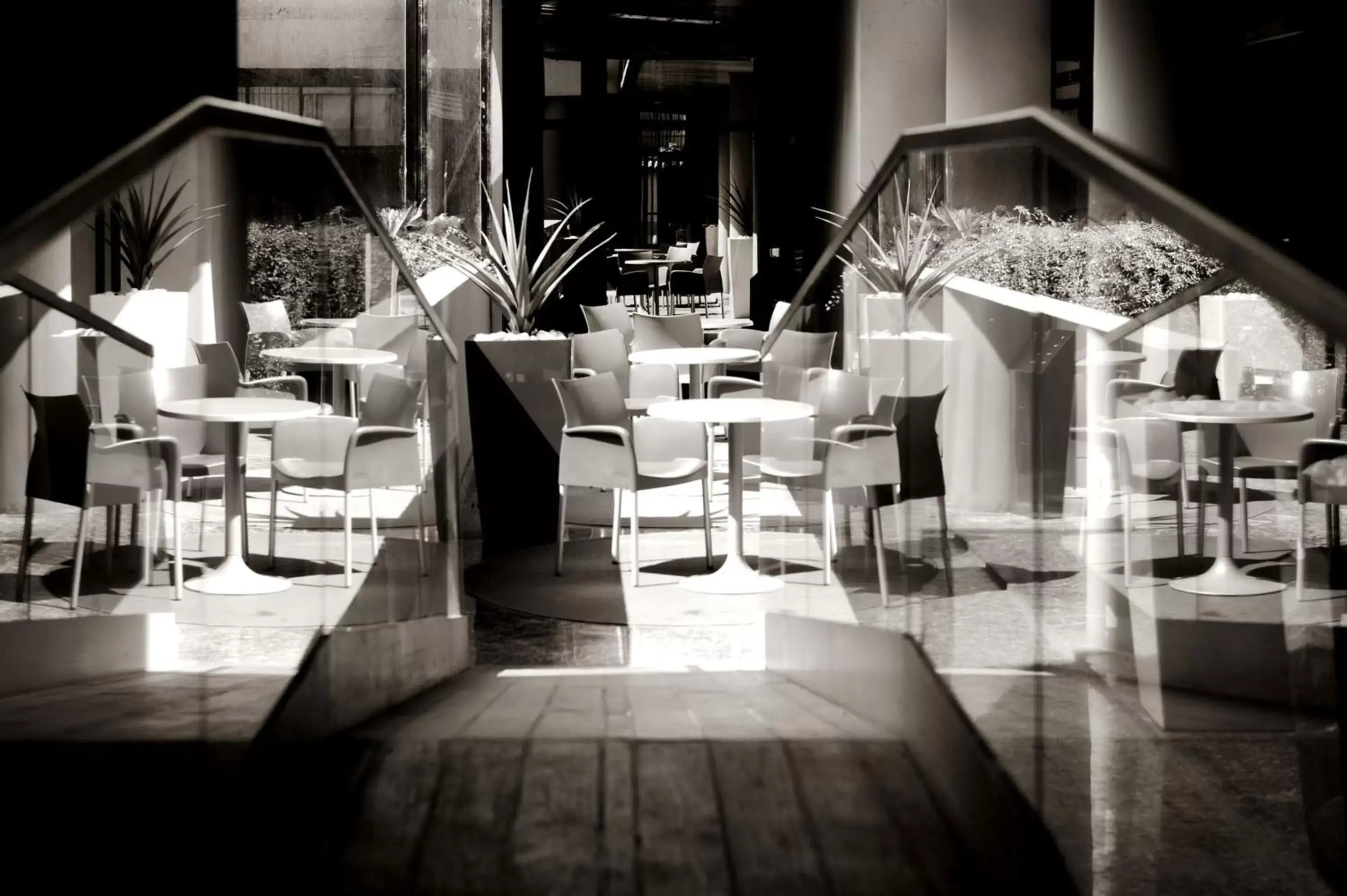 Balcony/Terrace, Restaurant/Places to Eat in Art Hotel Navigli