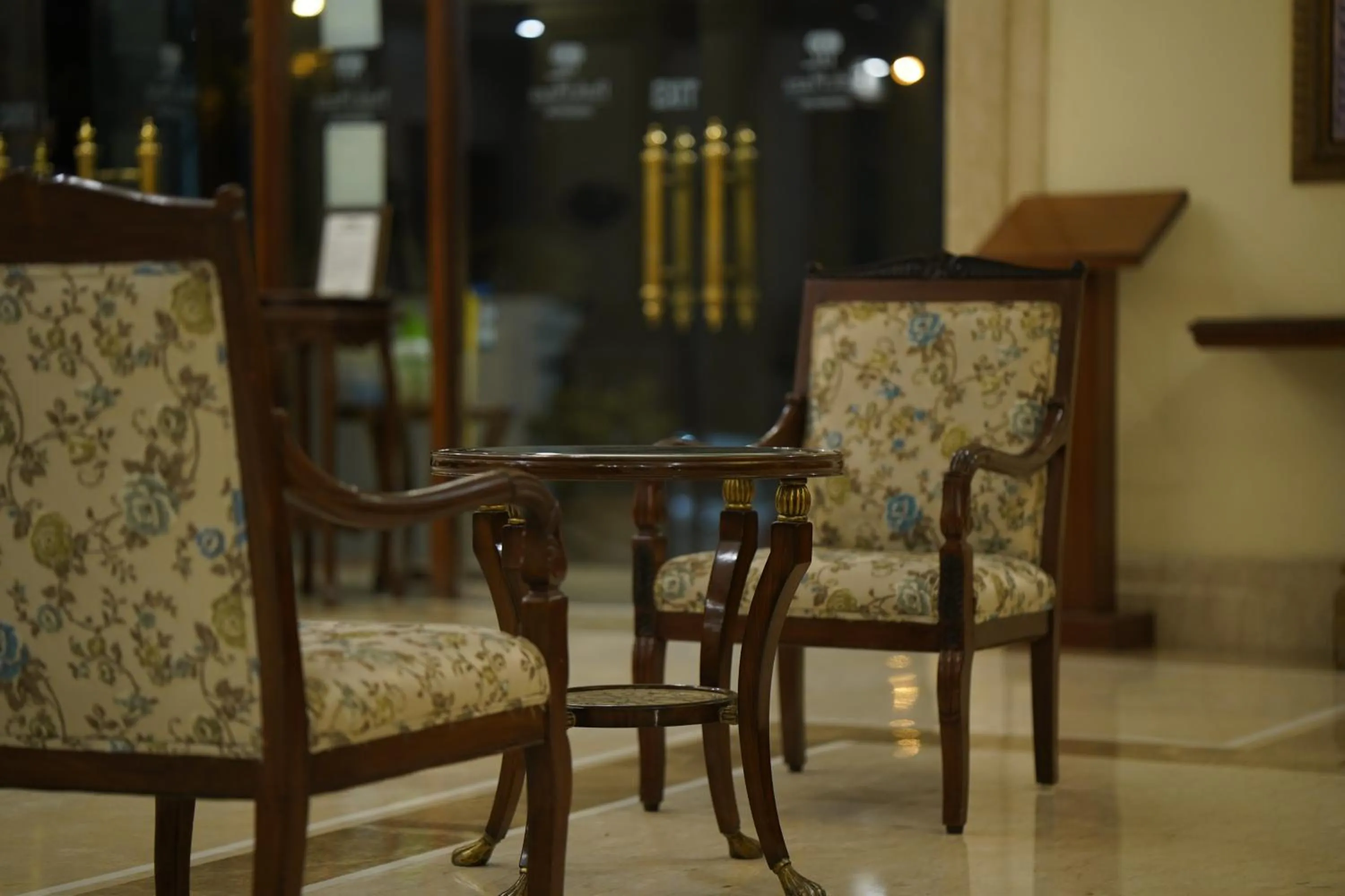 Seating area in Park Plaza Jodhpur