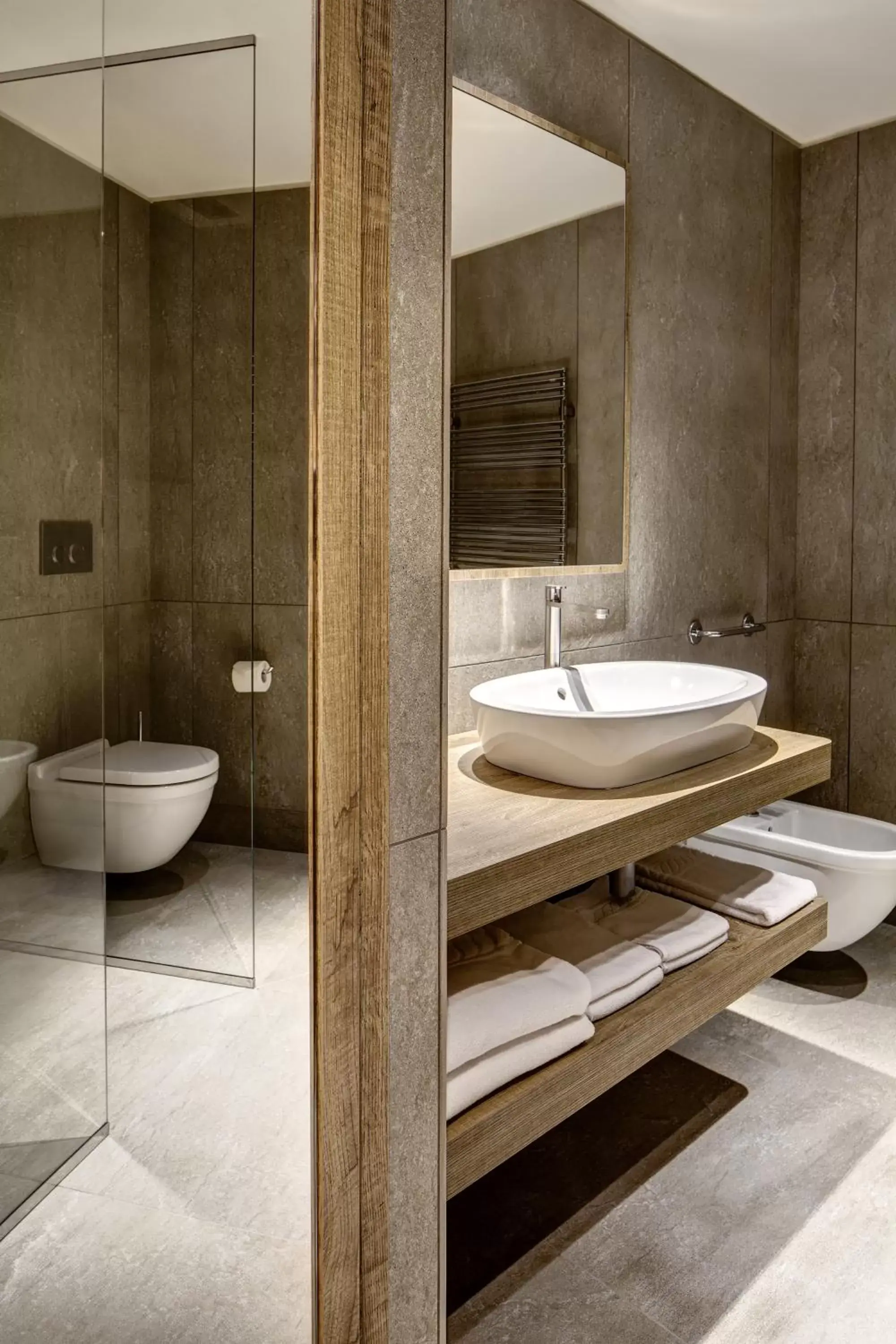 Bathroom in Grand Hotel Courmayeur Mont Blanc