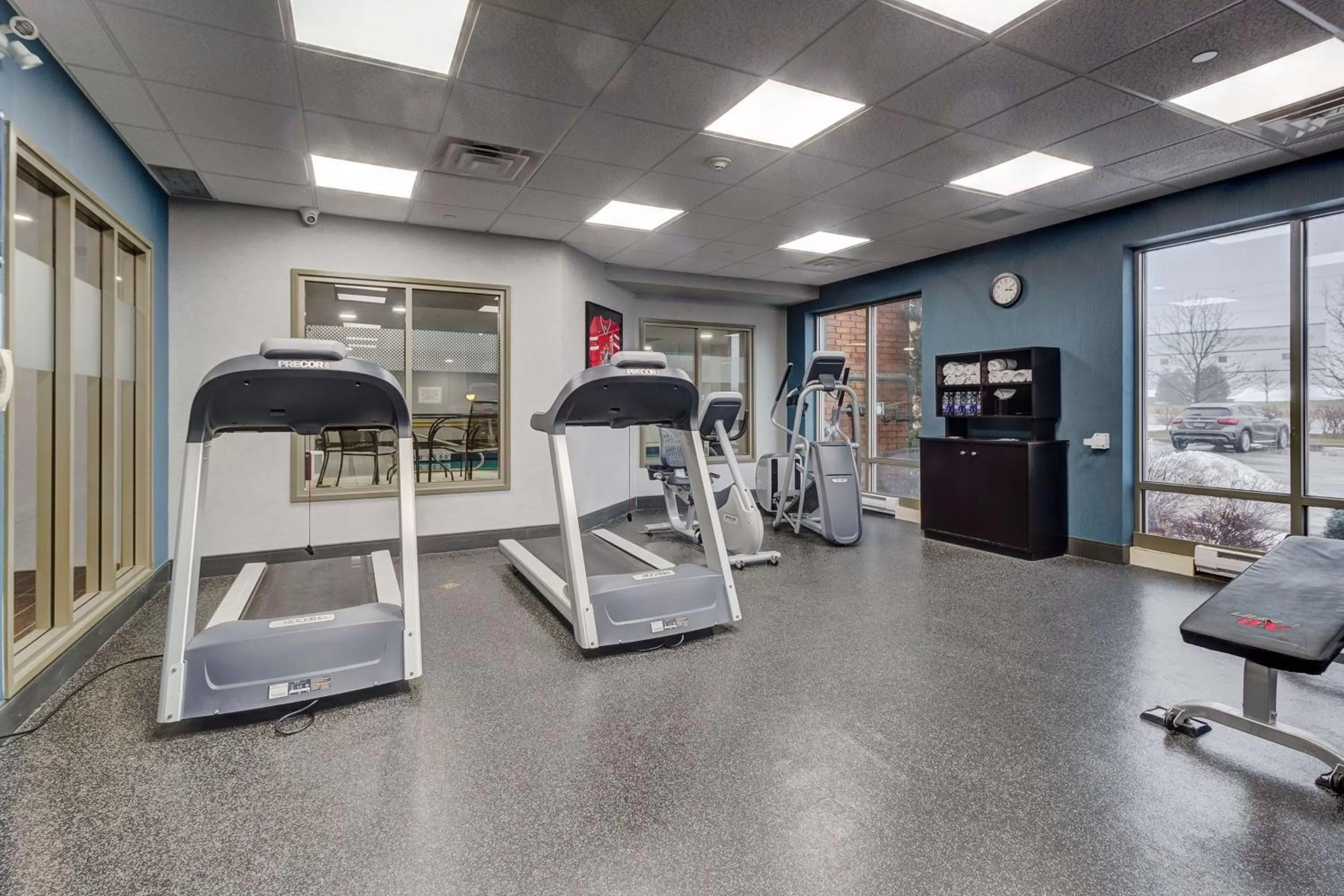 Fitness centre/facilities in Hampton Inn & Suites by Hilton Brantford