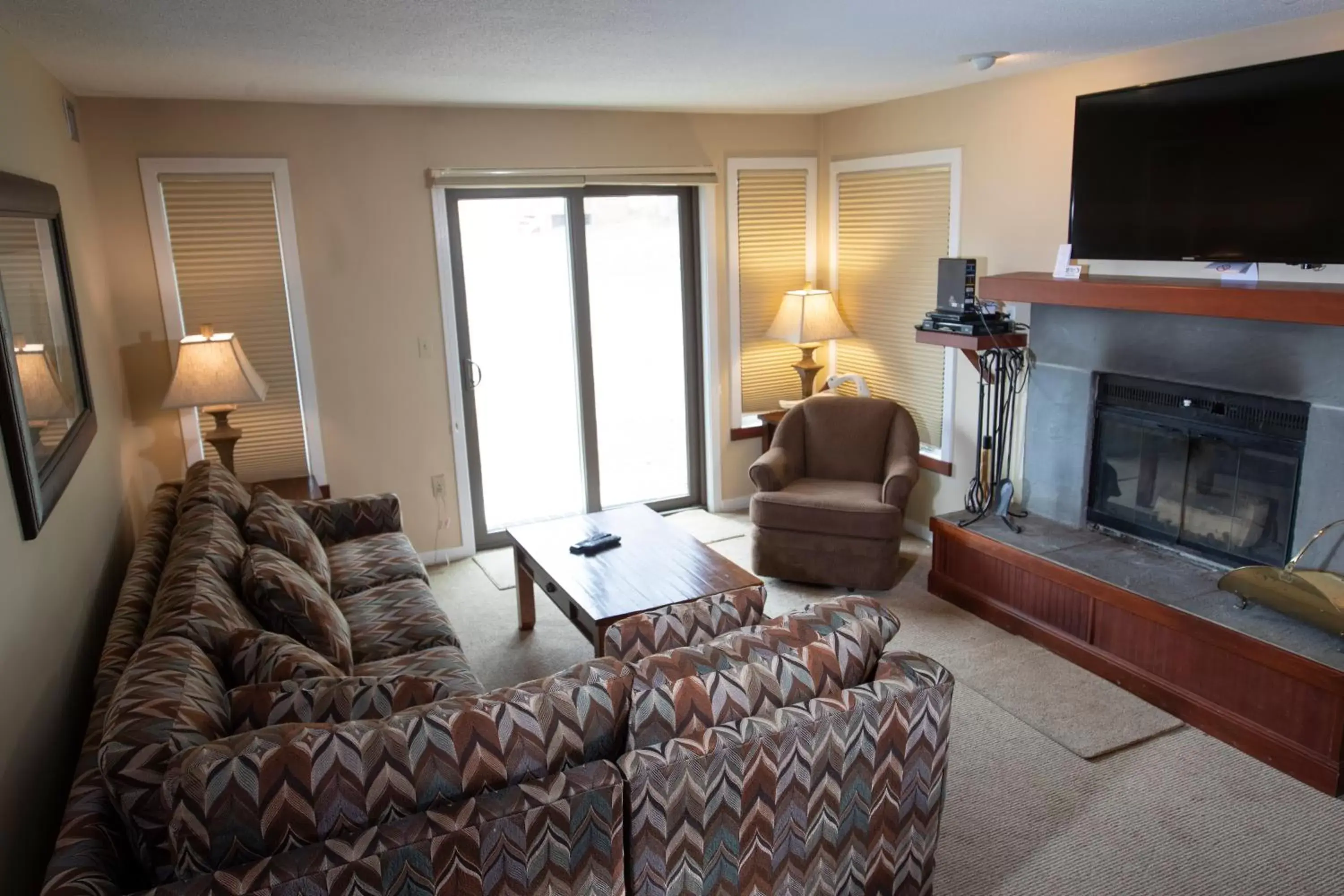 Seating Area in Mountain Lodge at Okemo