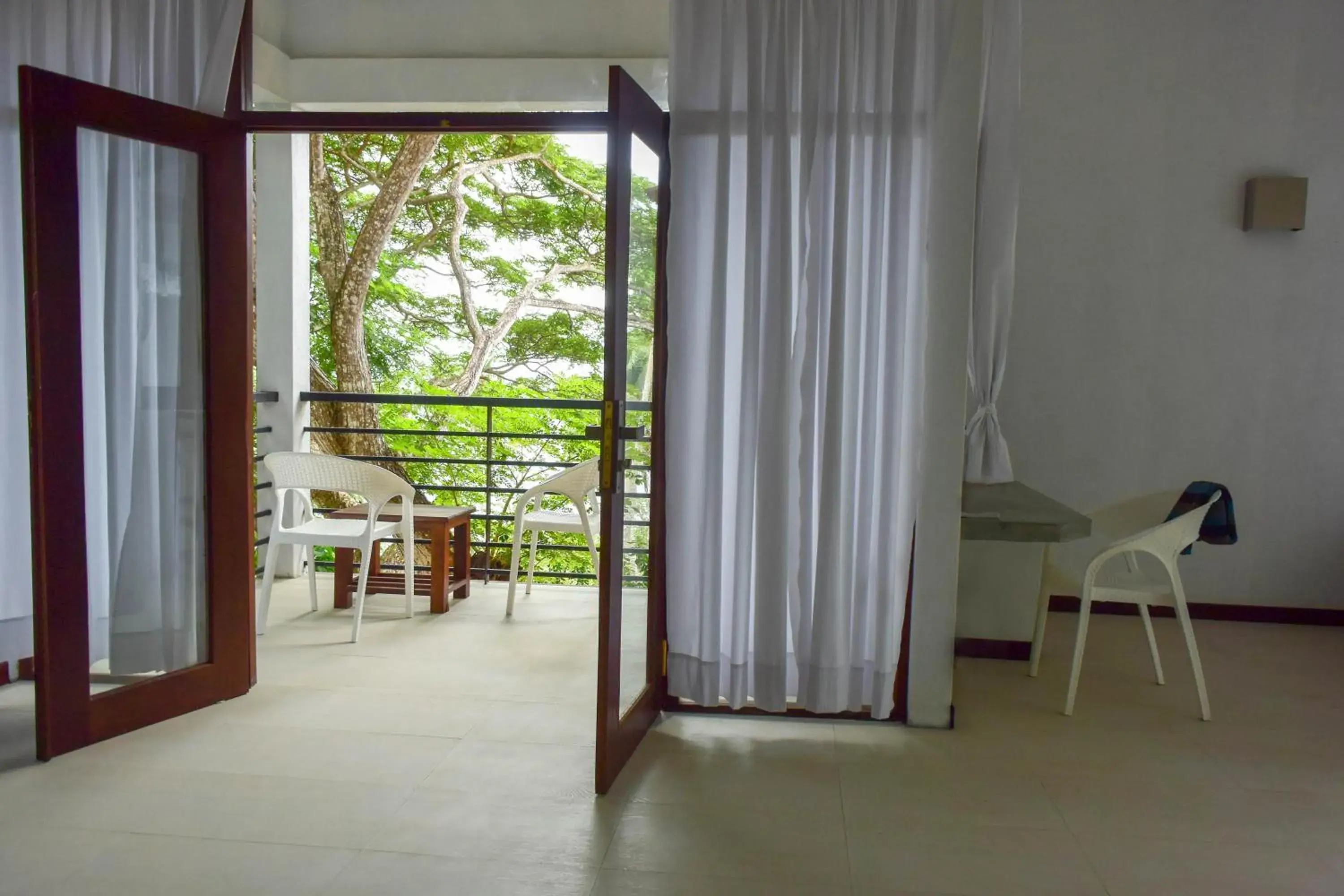 Balcony/Terrace in Eva Lanka Hotel - Beach & Wellness