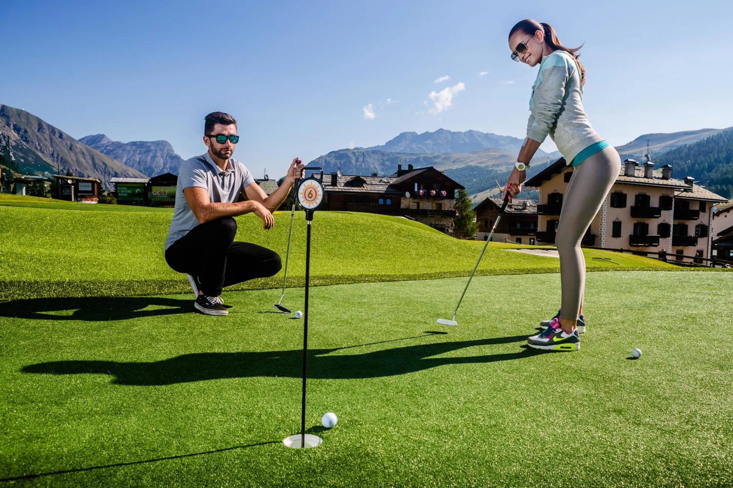 Golfcourse in Bivio Hotel Plaza