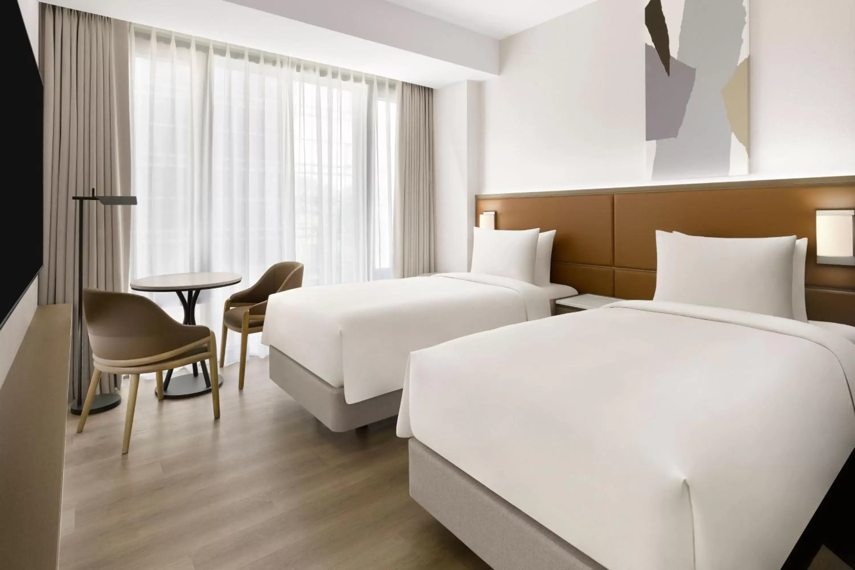 Photo of the whole room, Bed in AC Hotel by Marriott Seoul Gangnam