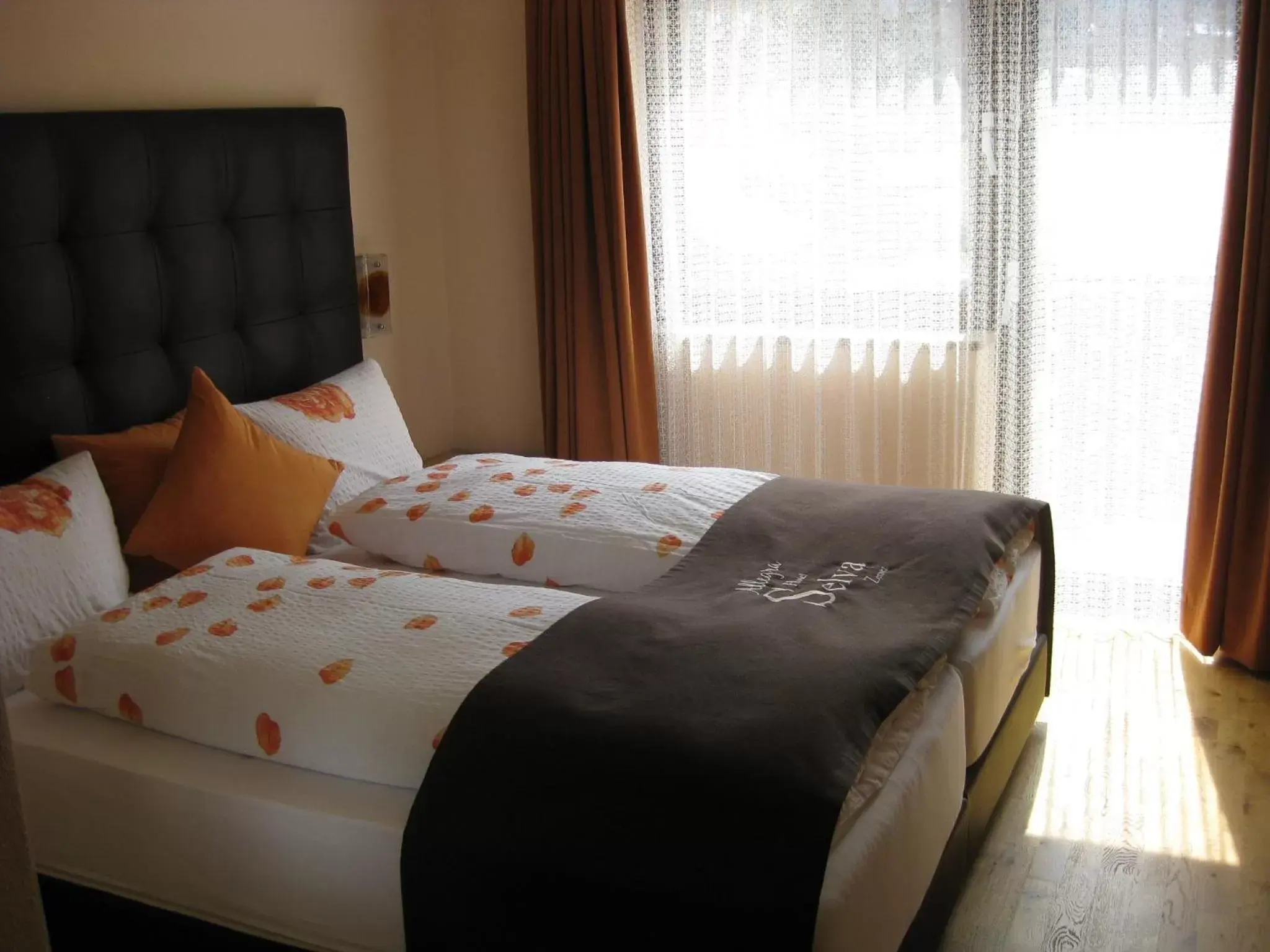 Bed in Hotel Pizzeria Selva