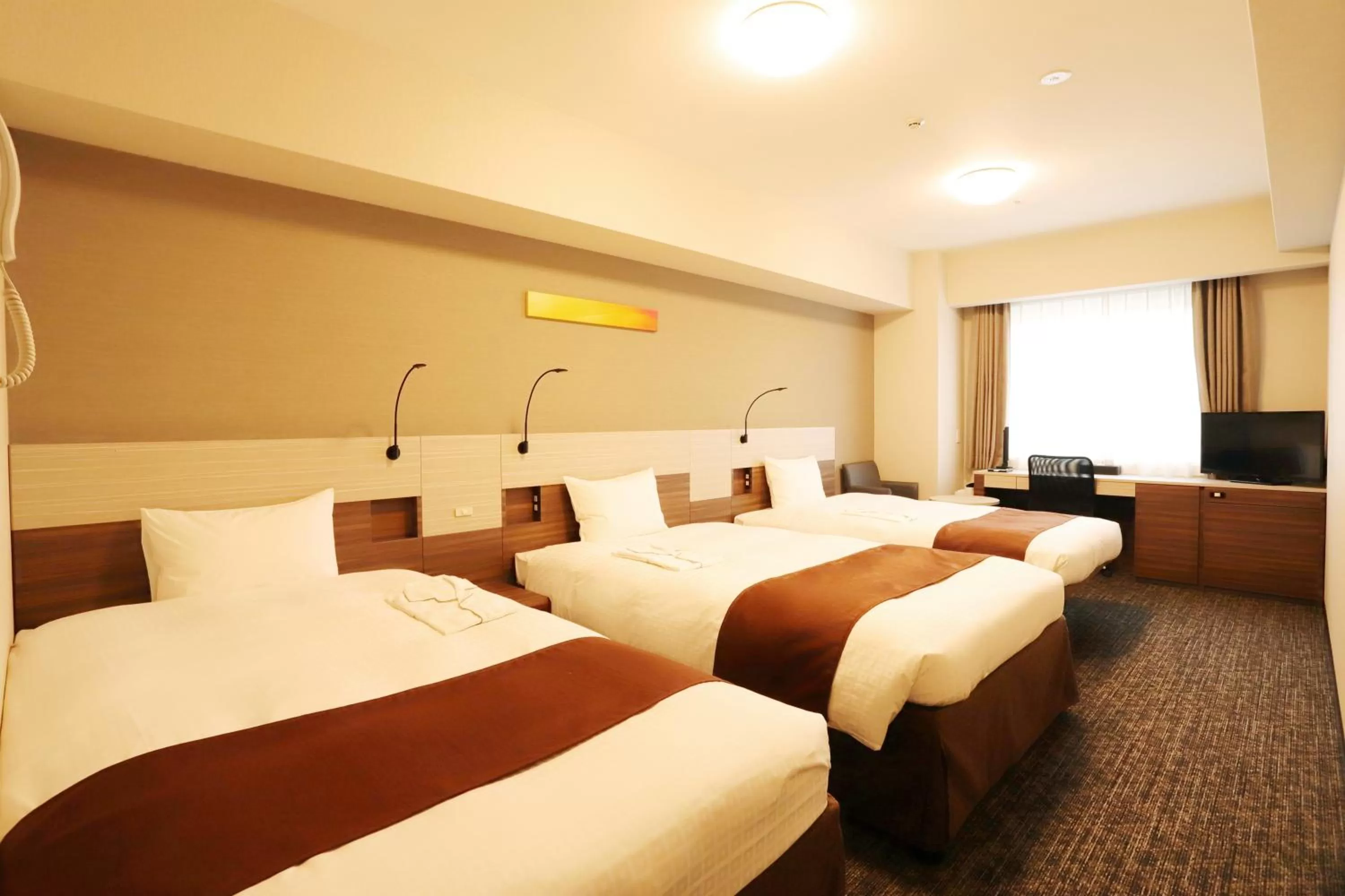 Photo of the whole room, Bed in Smile Hotel Premium Osaka Hommachi