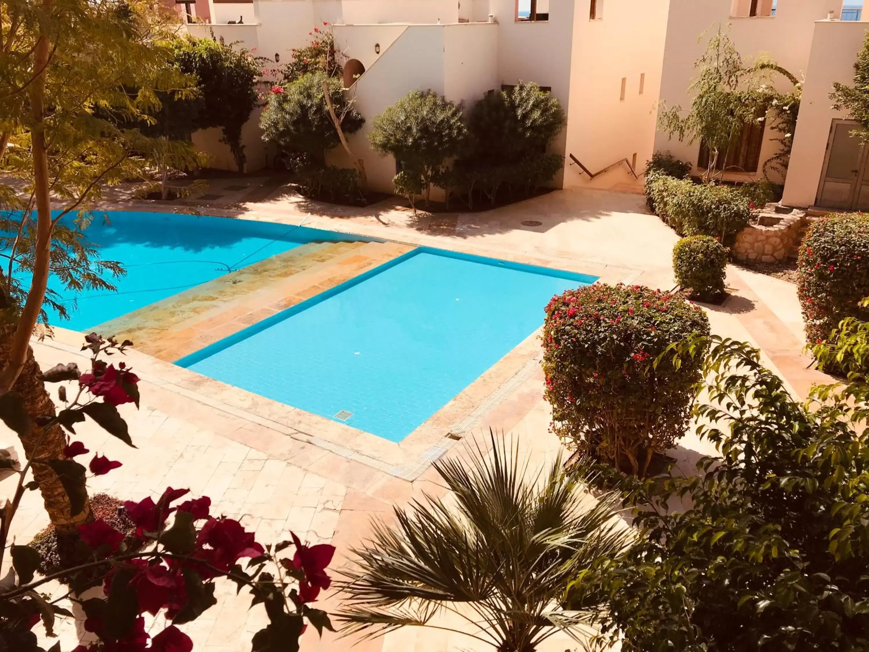 Balcony/Terrace, Pool View in Tala Bay Residence