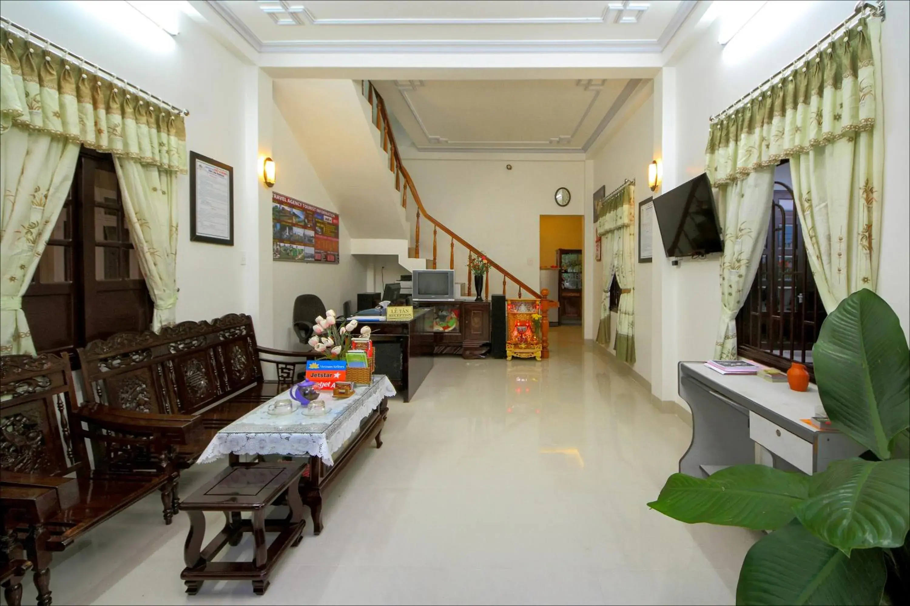 Lobby or reception in Blue Lake Homestay