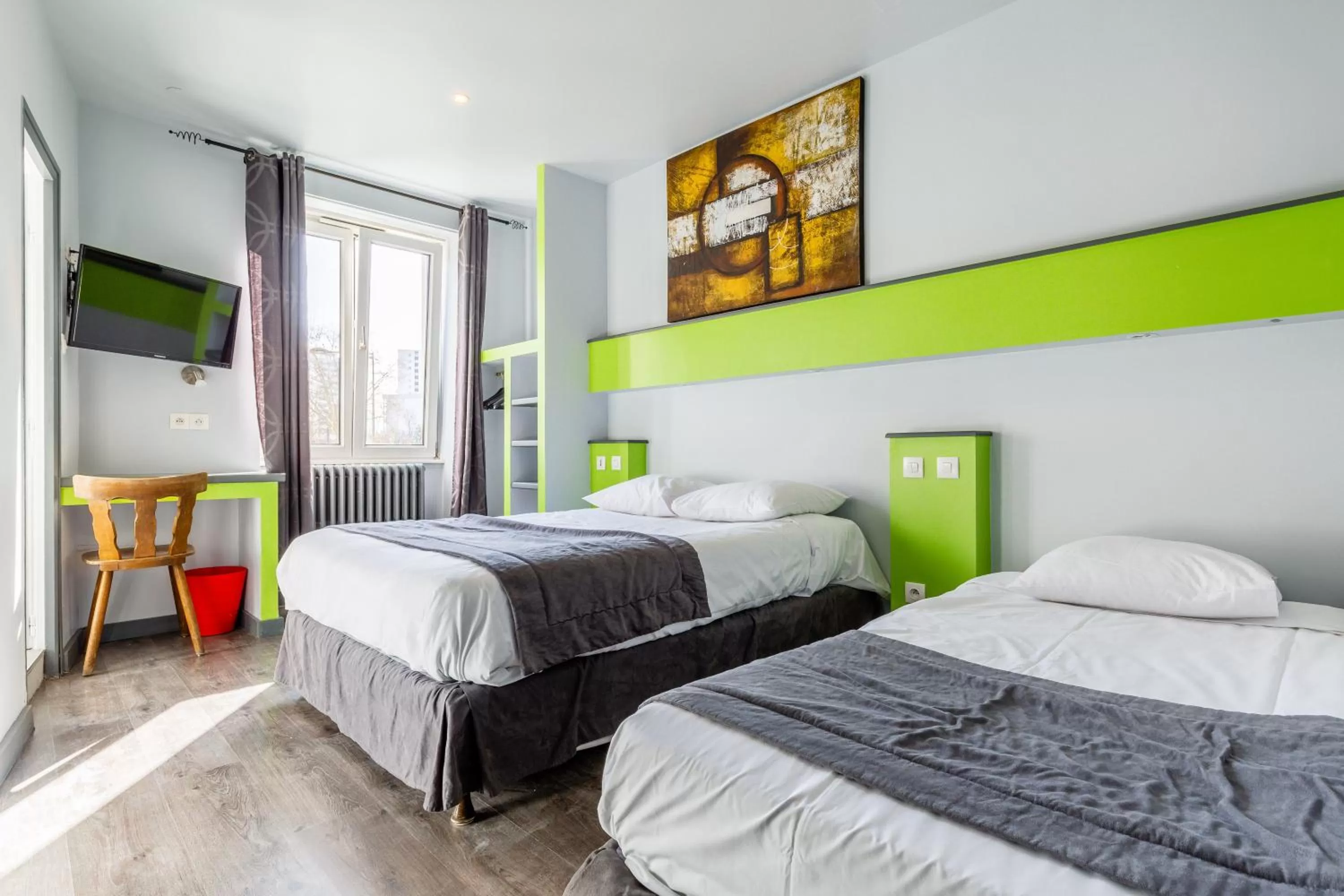 Bed in Hotel Esplanade