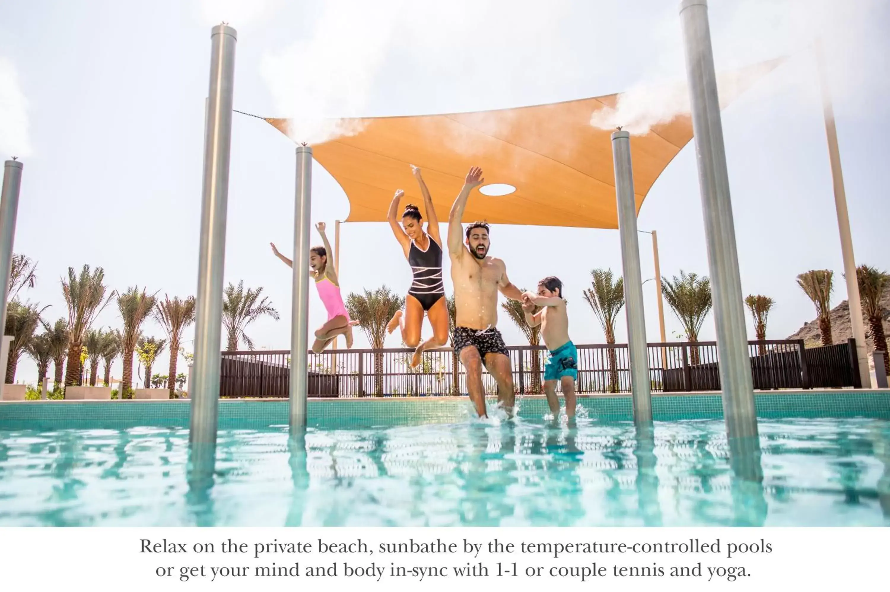 Pool view in InterContinental Fujairah Resort, an IHG Hotel