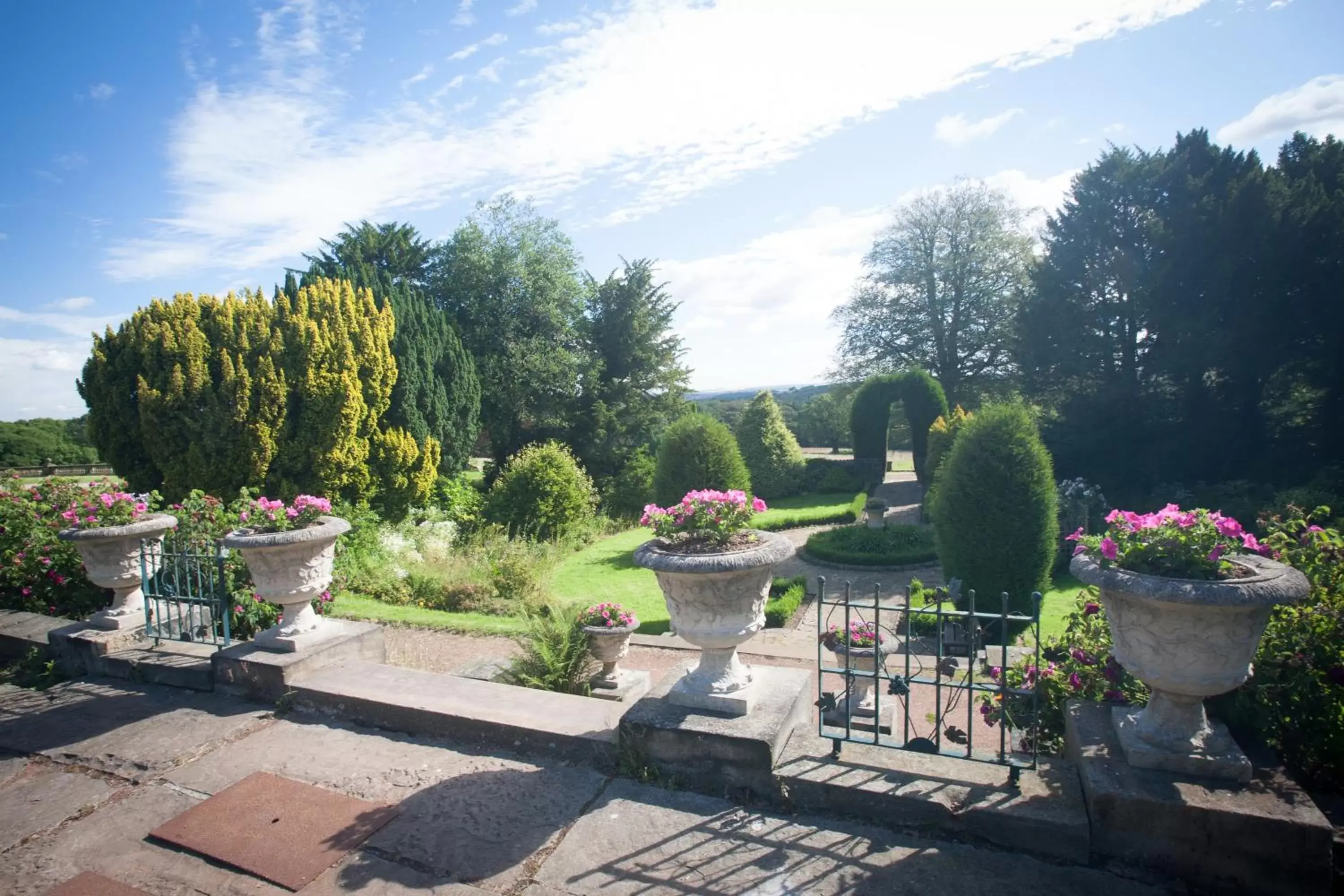 Garden in Wortley Hall Sheffield