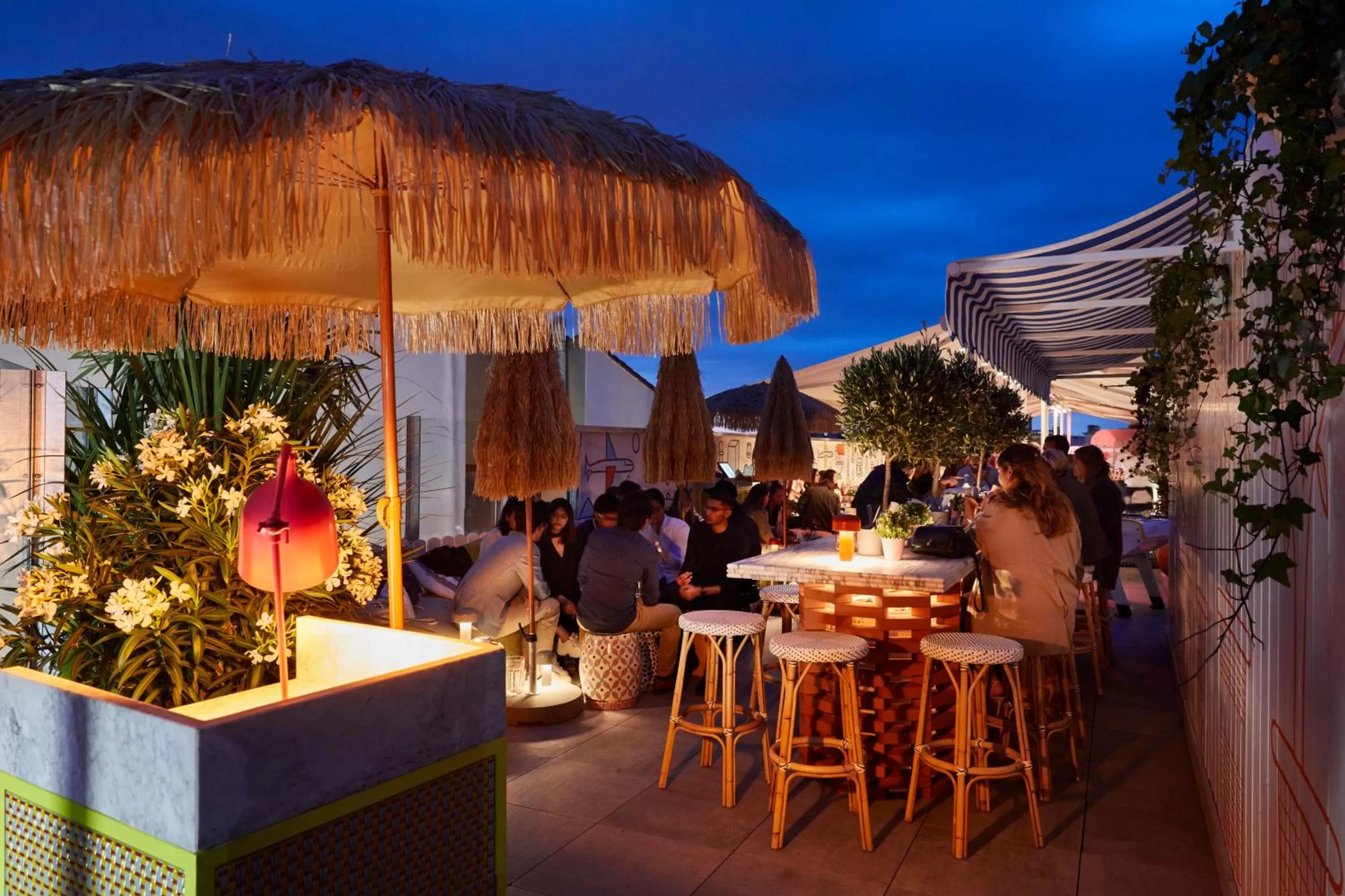 Patio in Mama Shelter Toulouse