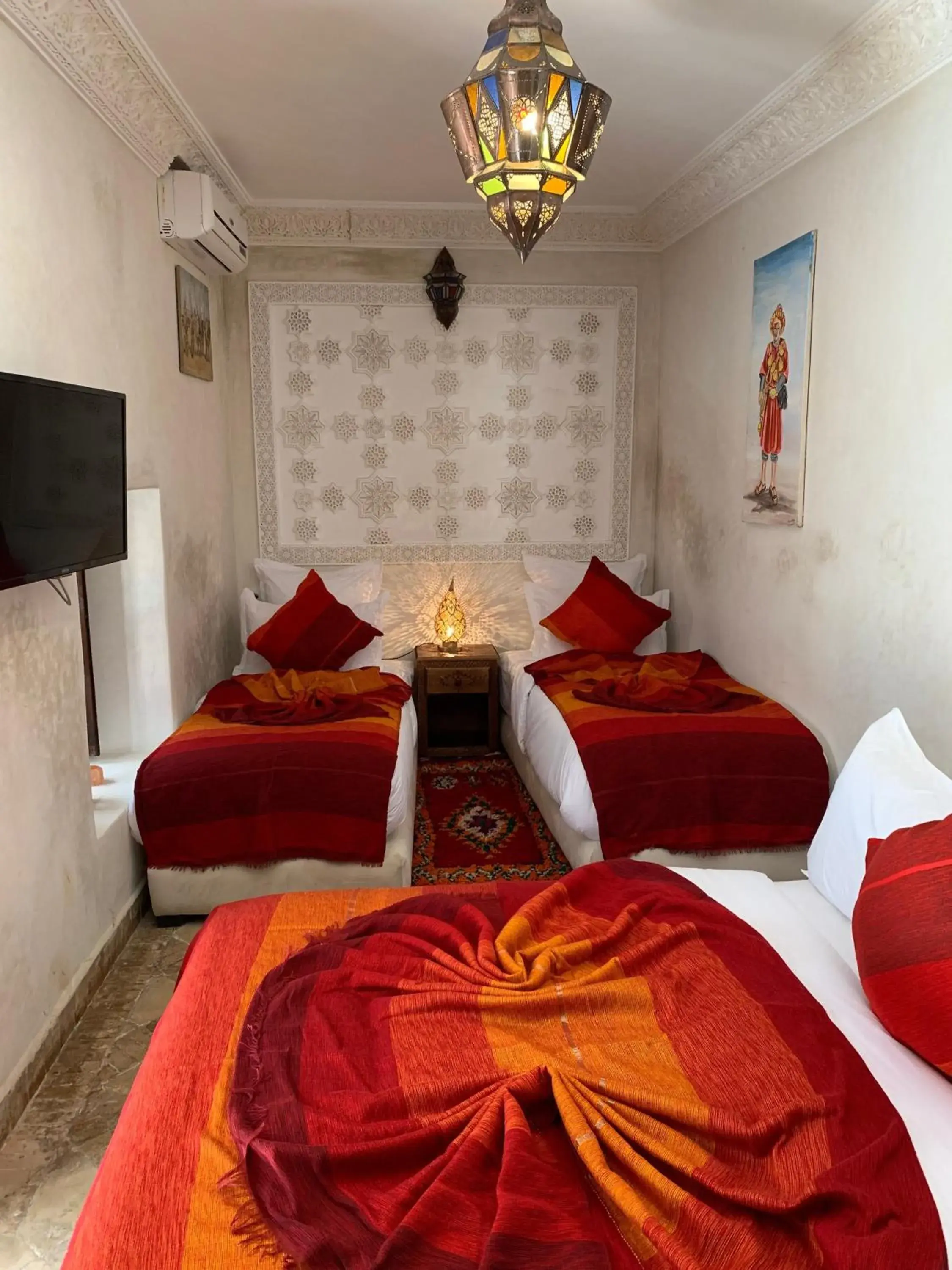 Bed in Riad Abaka hotel & boutique