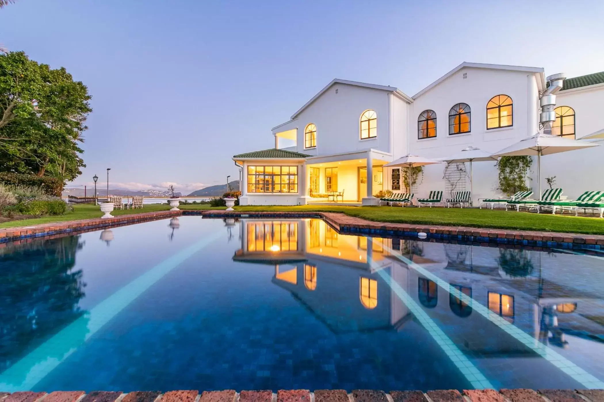 Pool view, Property Building in St. James of Knysna