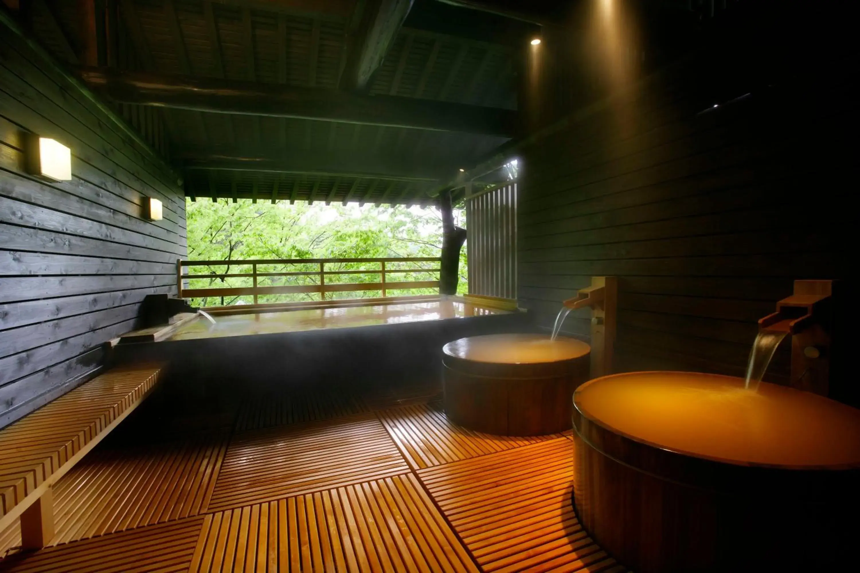 Hot Spring Bath in Kishigon Ryokan