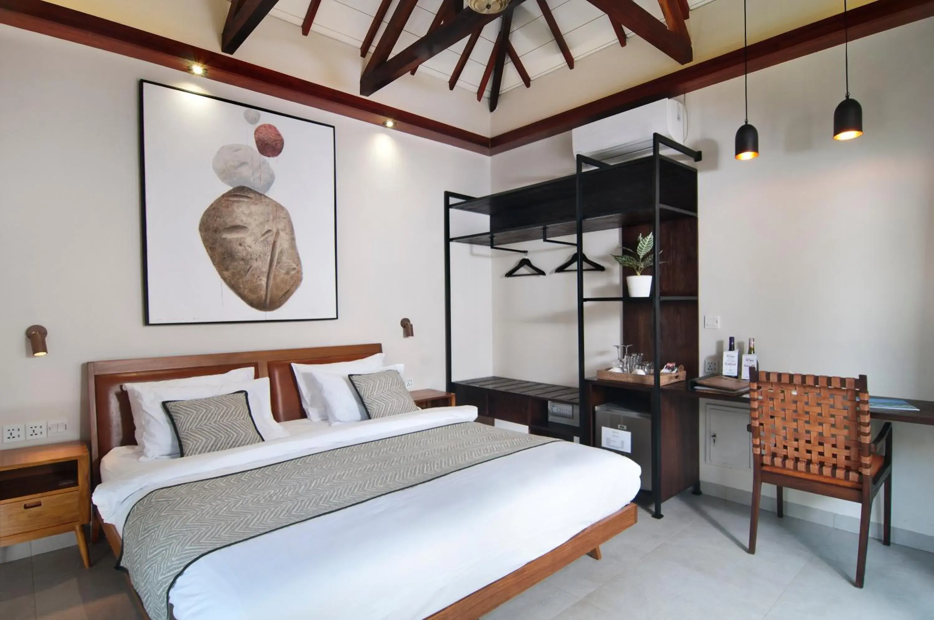 Bed in Ke Rensia Private Pool Villas Gili Air