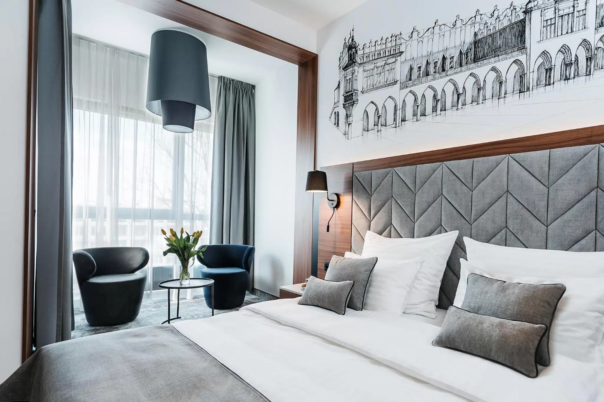 Bed in Focus Hotel Premium Kraków