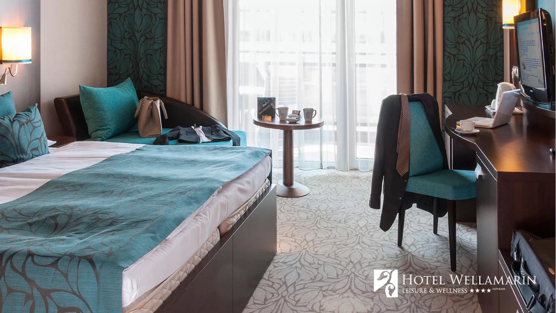 Bedroom, Bed in Hotel Wellamarin