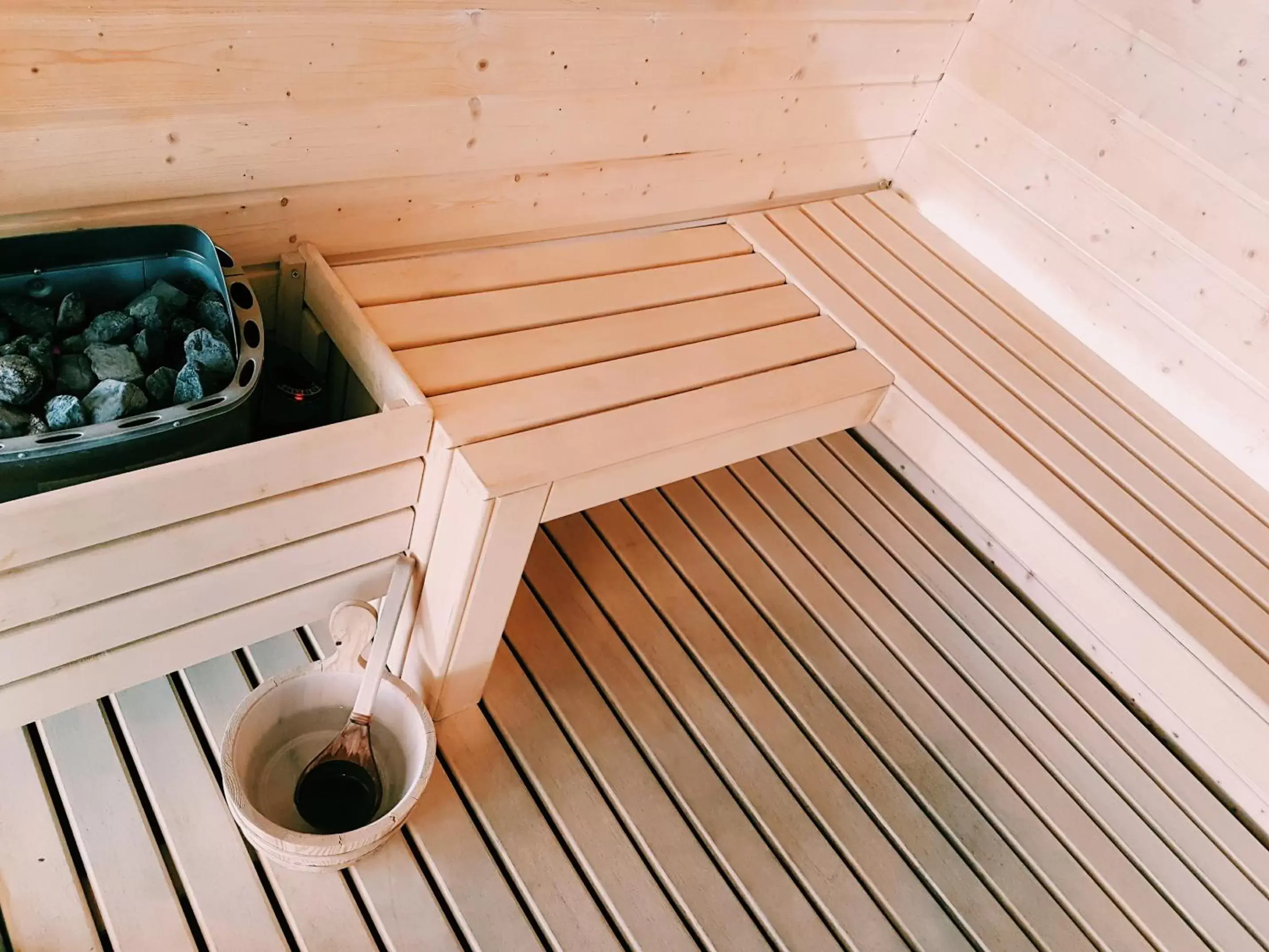 Sauna in Pedras do Mar Resort & Spa