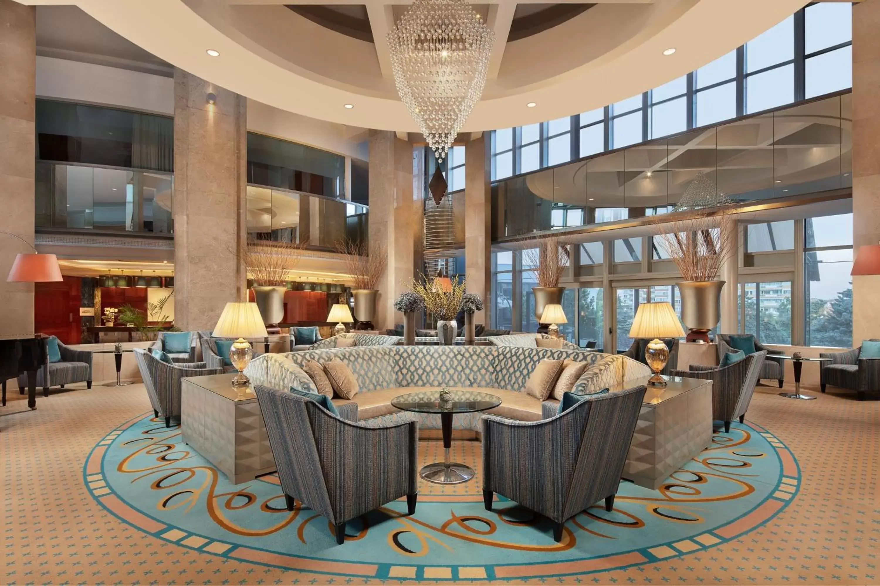 Lobby or reception, Restaurant/Places to Eat in Sheraton Ankara Hotel & Convention Center