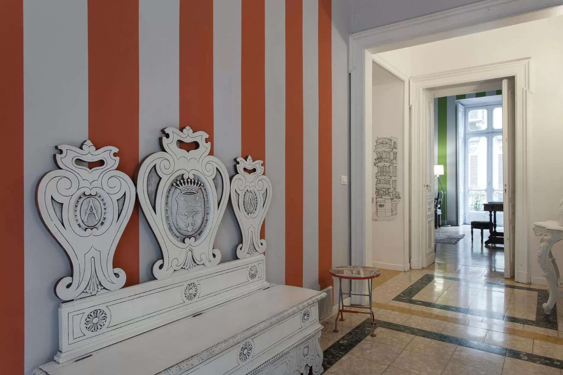 Living room in Palazzo Bellini